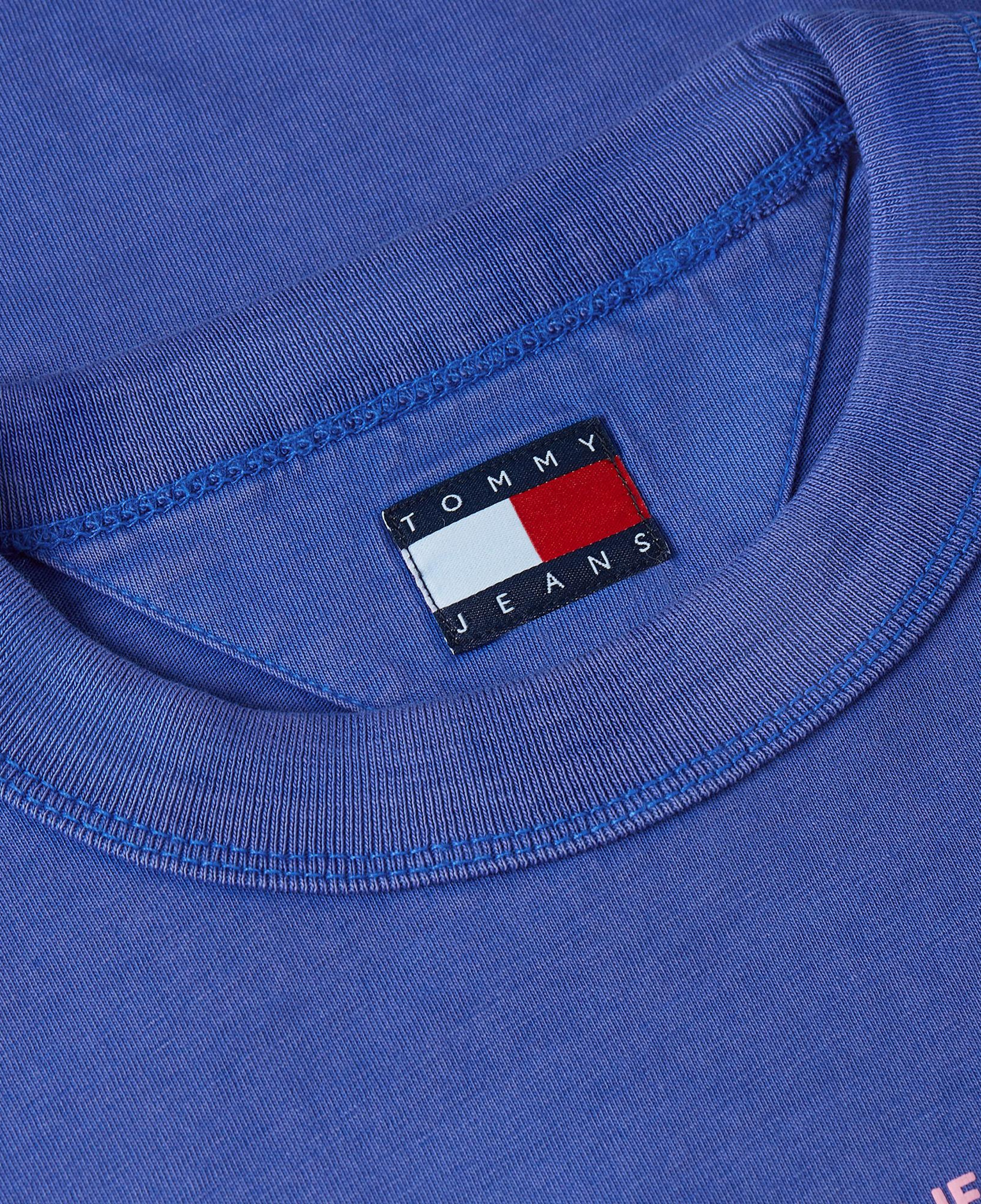 Tommy Hilfiger Repeat Wash Kadın Mavi T-Shirt