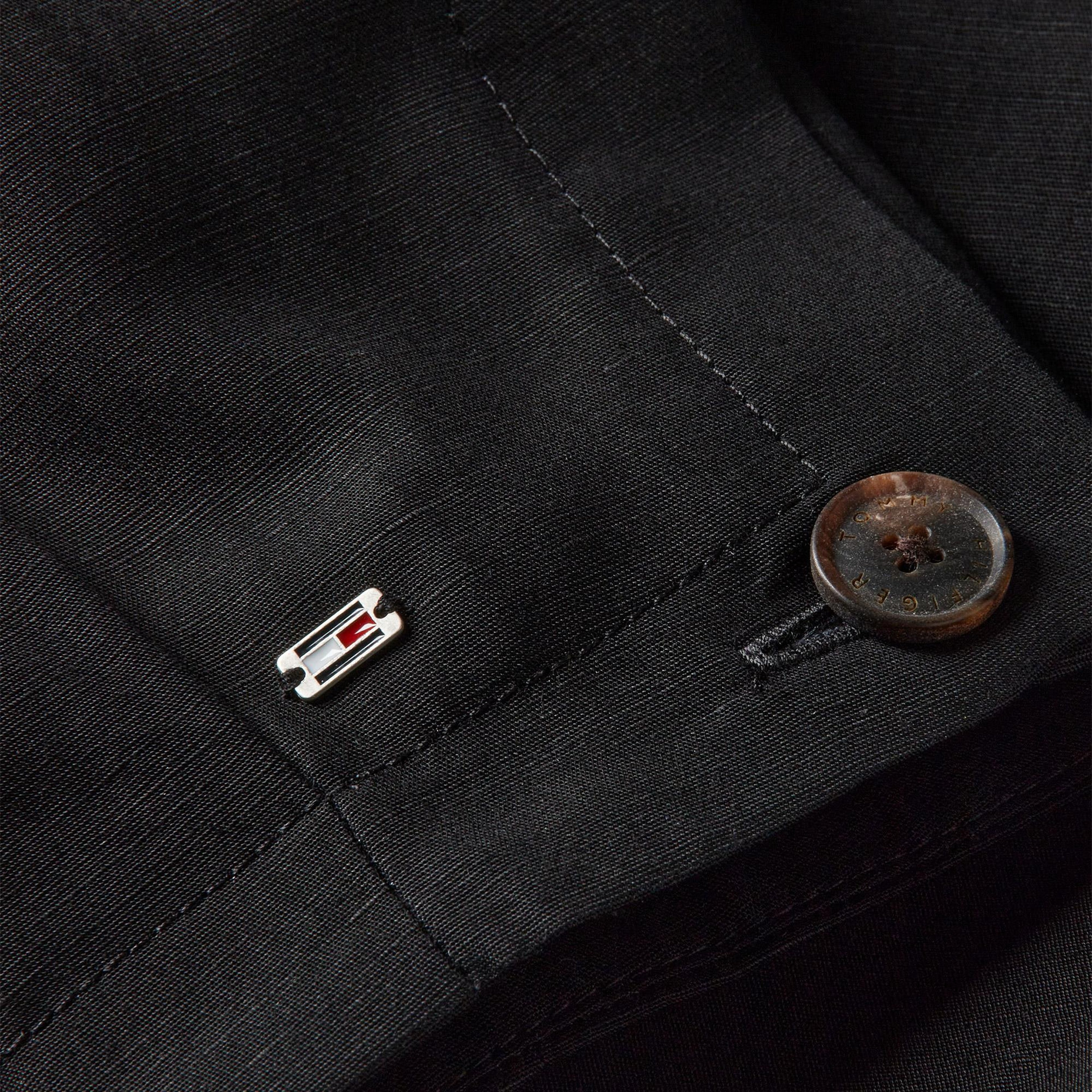 Tommy Hilfiger Summer Lyocell Bomber Kadın Siyah Ceket