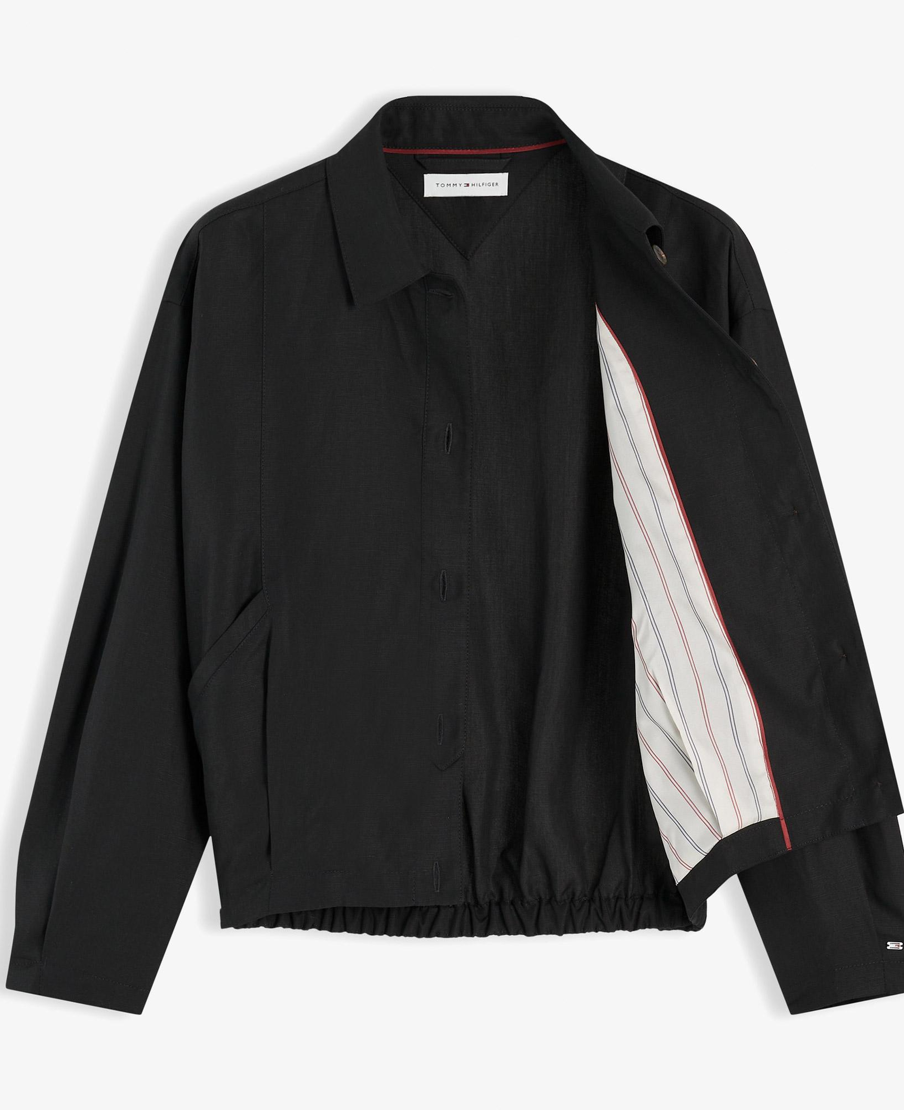 Tommy Hilfiger Summer Lyocell Bomber Kadın Siyah Ceket