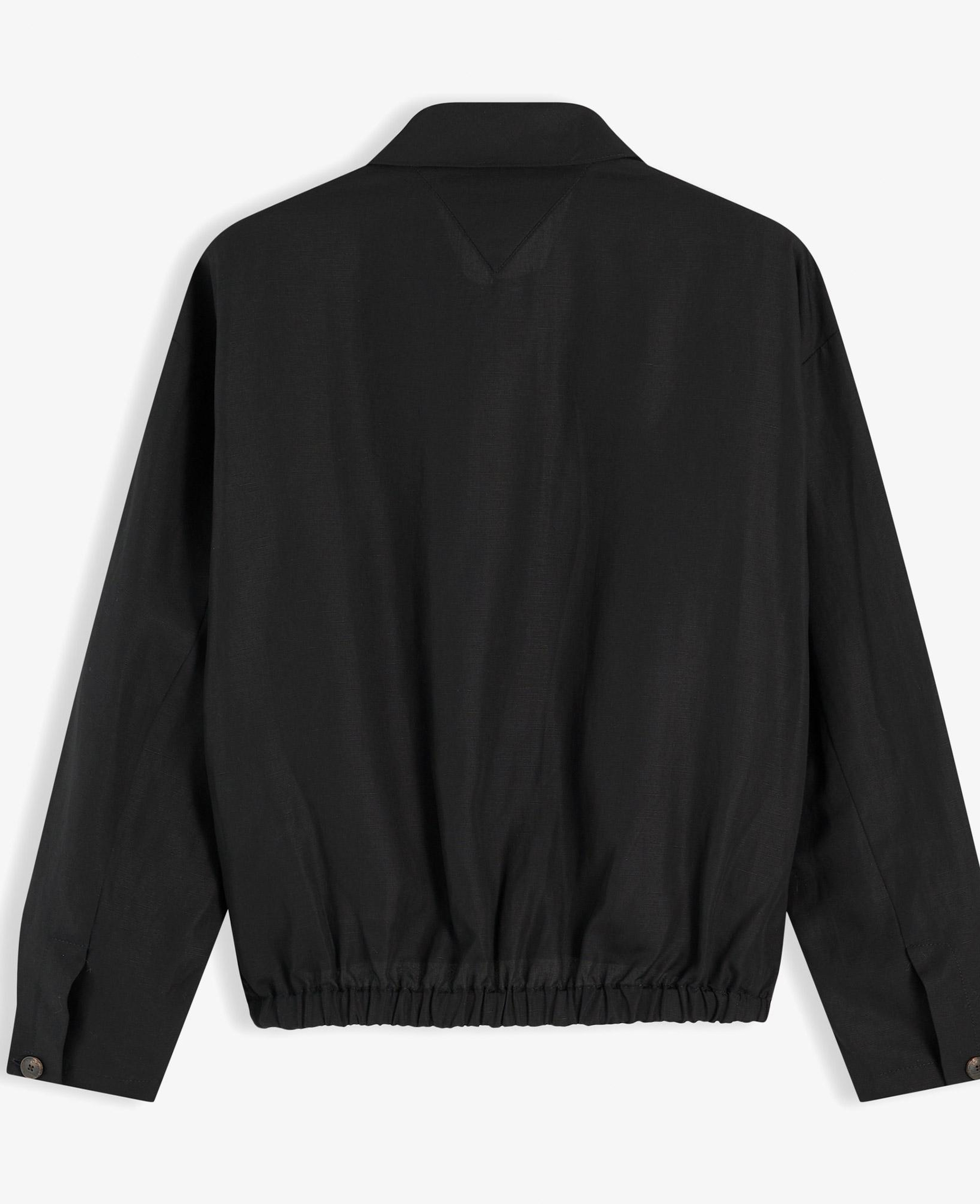 Tommy Hilfiger Summer Lyocell Bomber Kadın Siyah Ceket