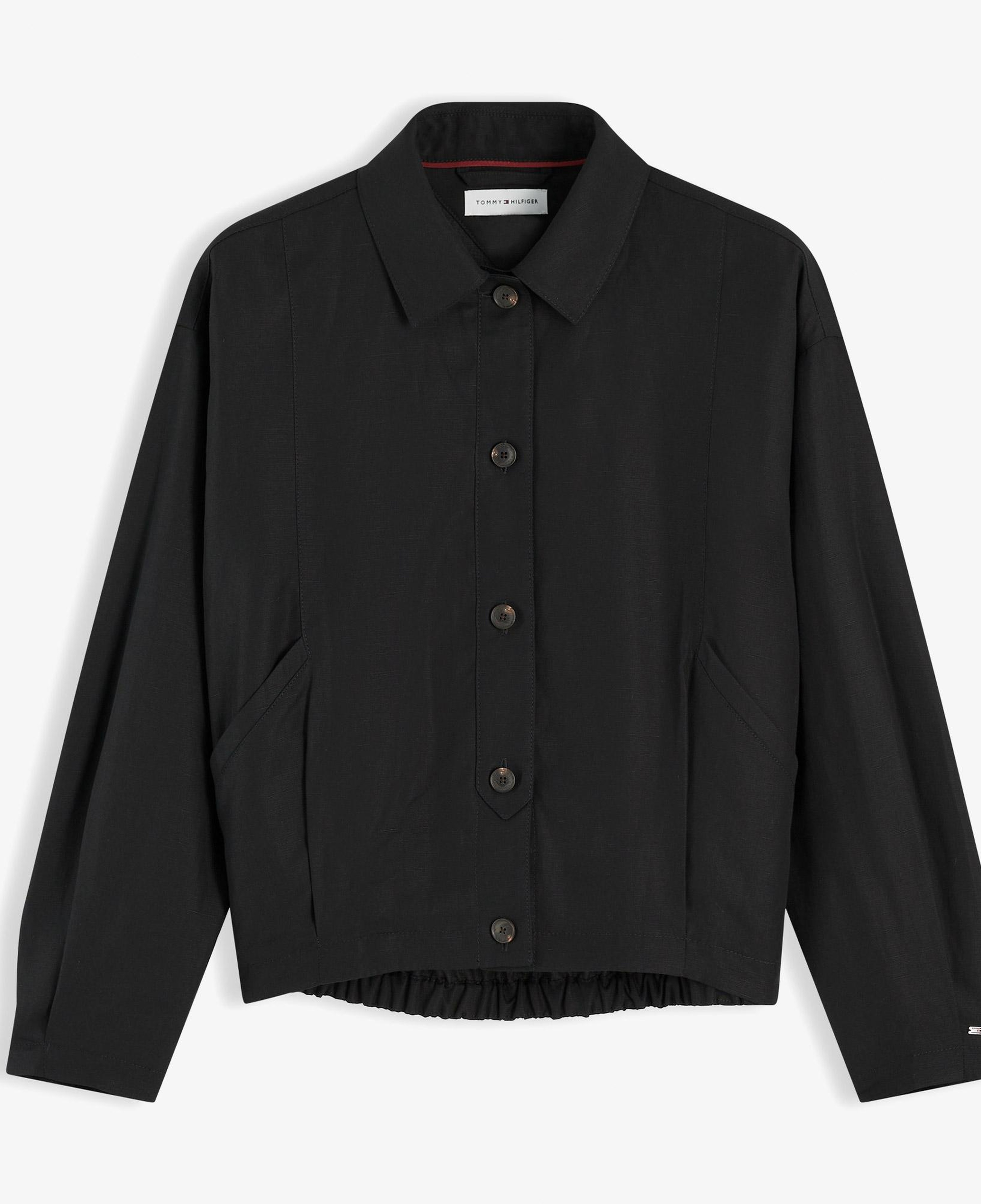 Tommy Hilfiger Summer Lyocell Bomber Kadın Siyah Ceket