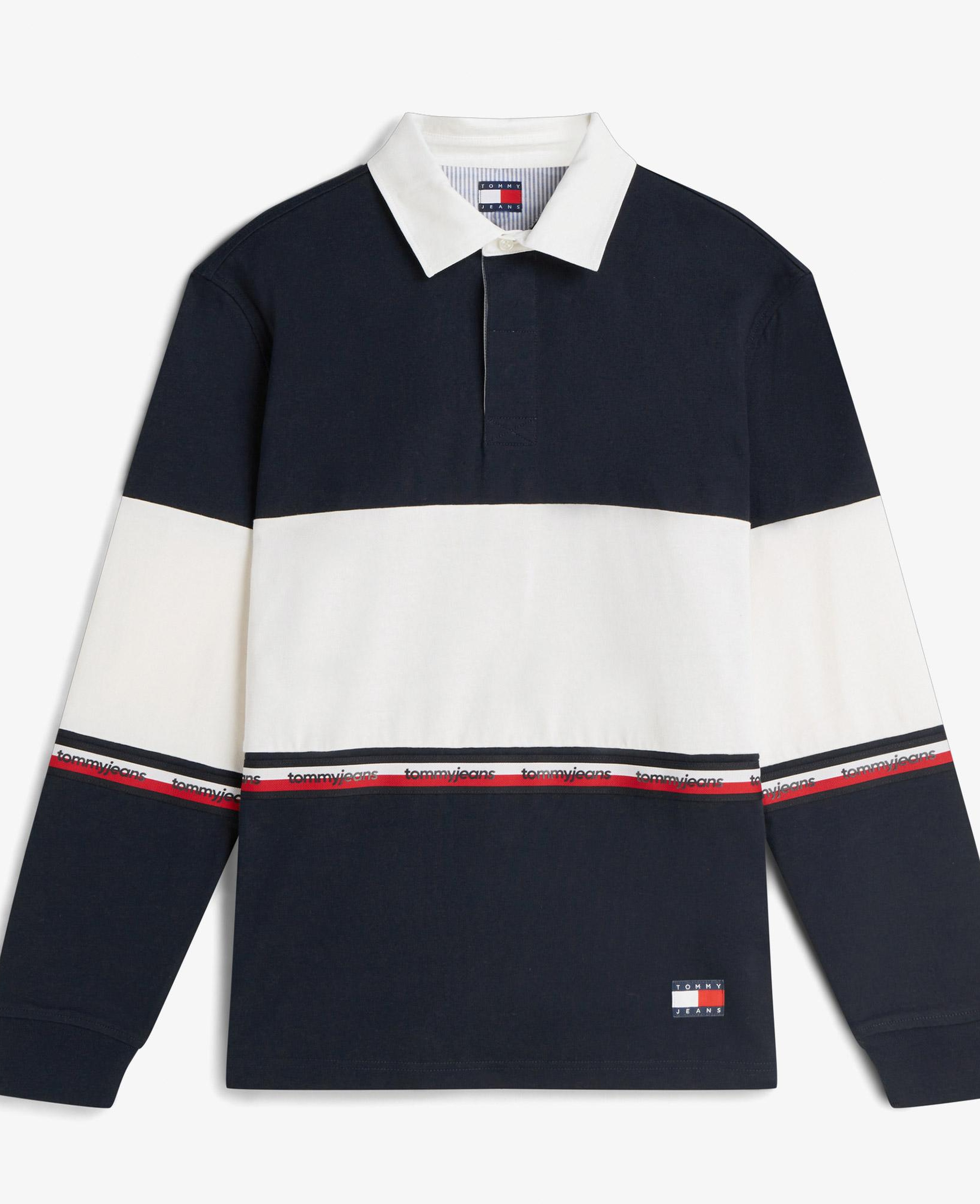 Tommy Hilfiger Cblock Rugby Erkek Mavi Polo