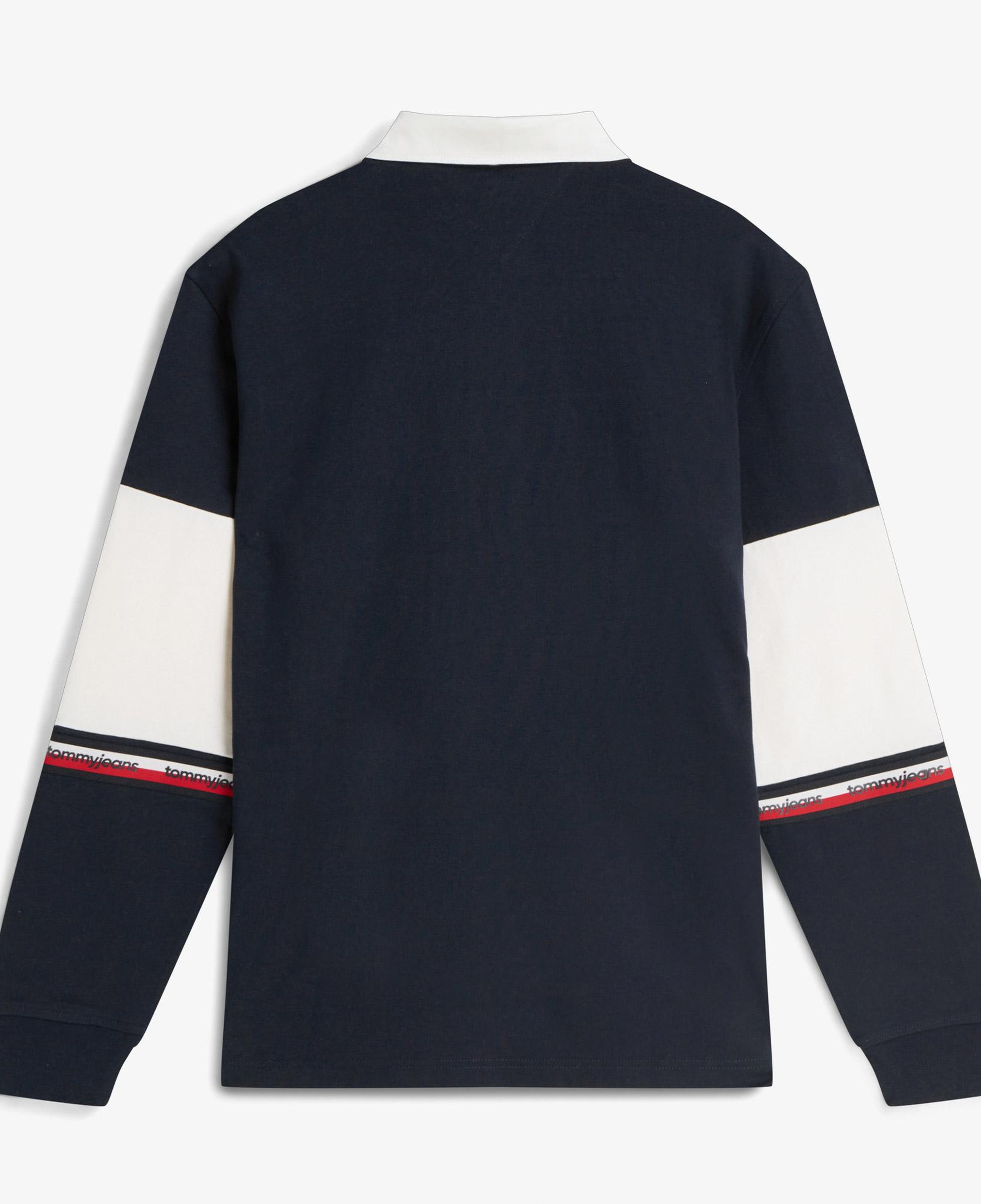 Tommy Hilfiger Cblock Rugby Erkek Mavi Polo