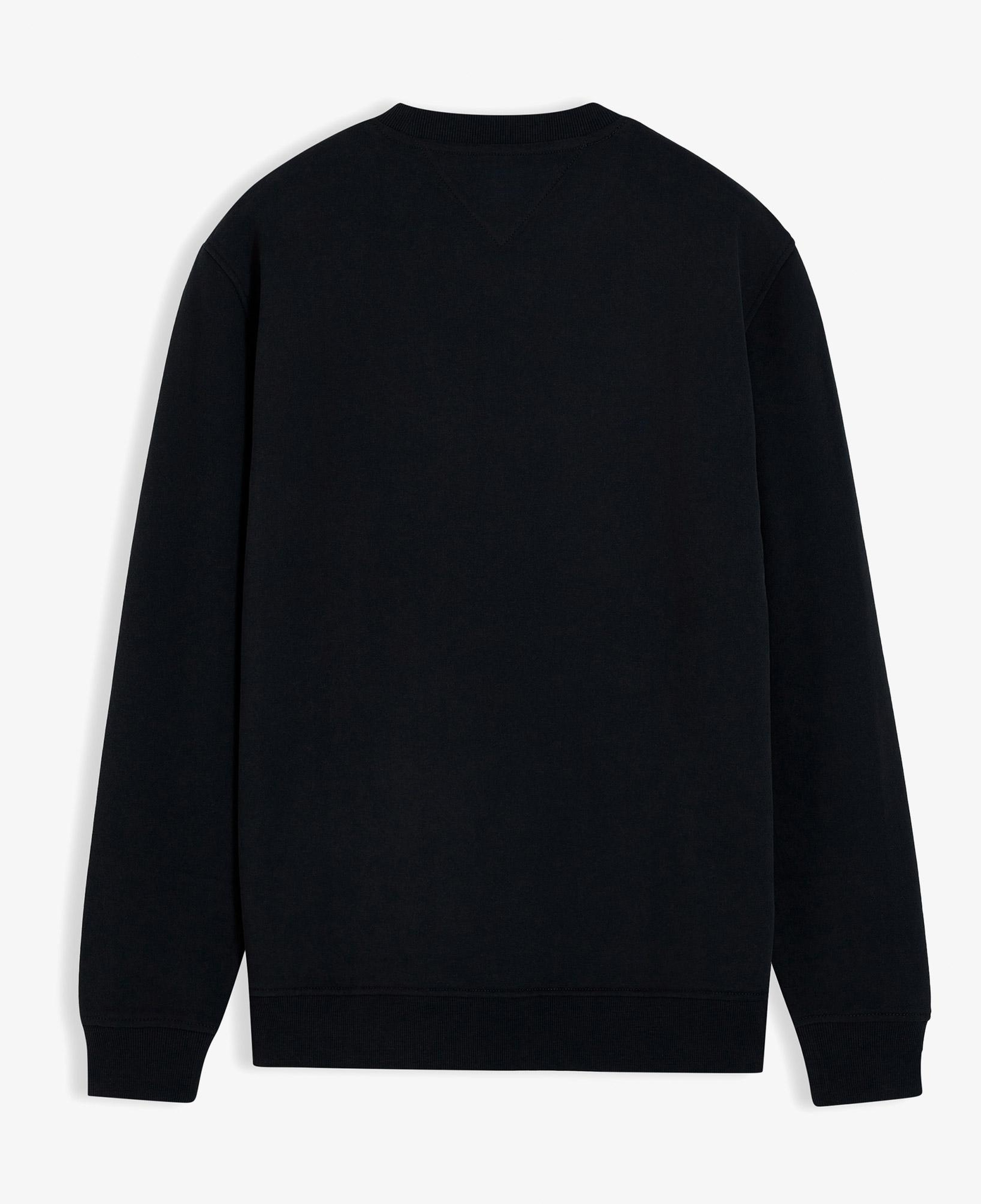 Tommy Hilfiger Entry Signature Erkek Siyah Sweatshirt