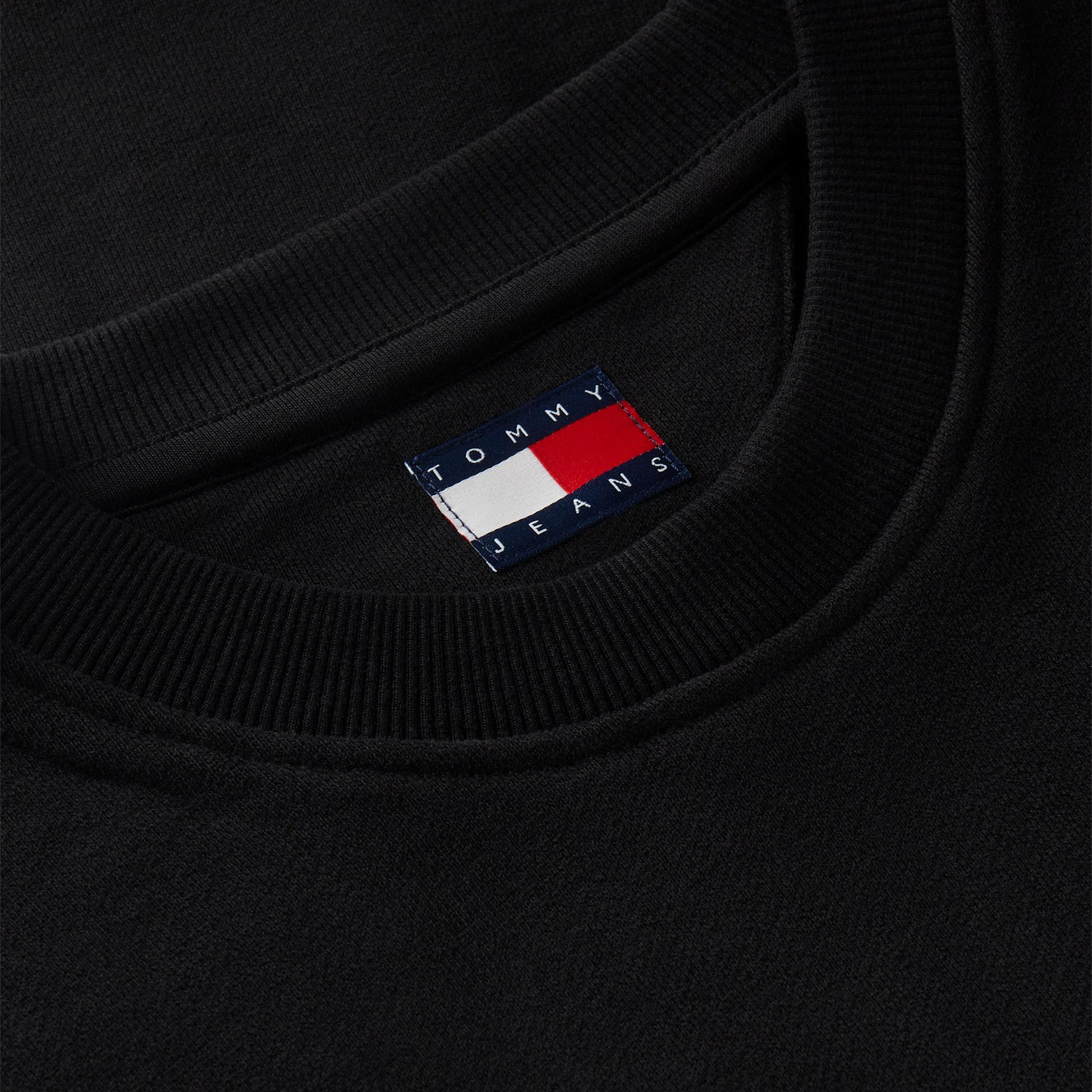 Tommy Hilfiger Entry Signature Erkek Siyah Sweatshirt