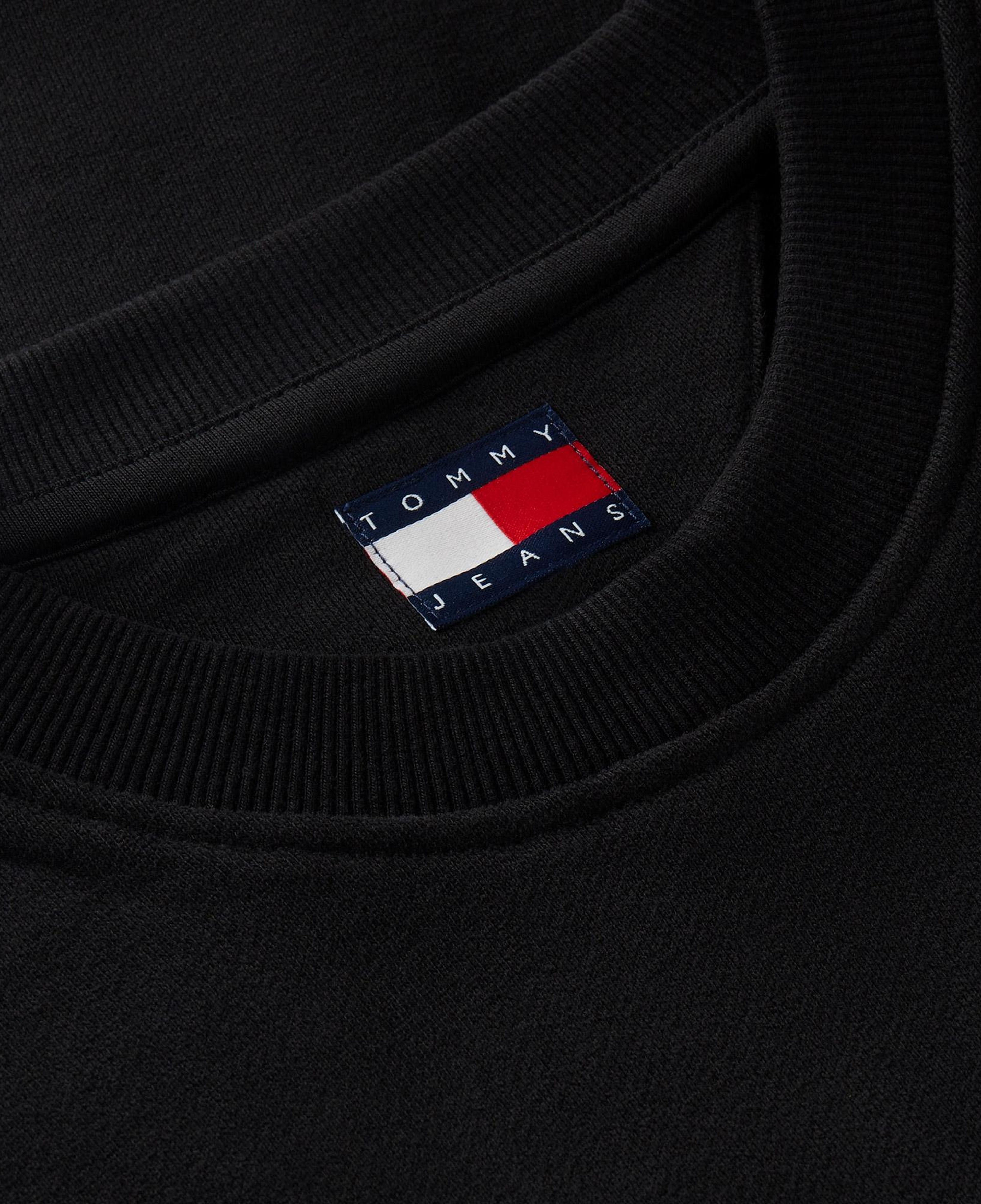 Tommy Hilfiger Entry Signature Erkek Siyah Sweatshirt