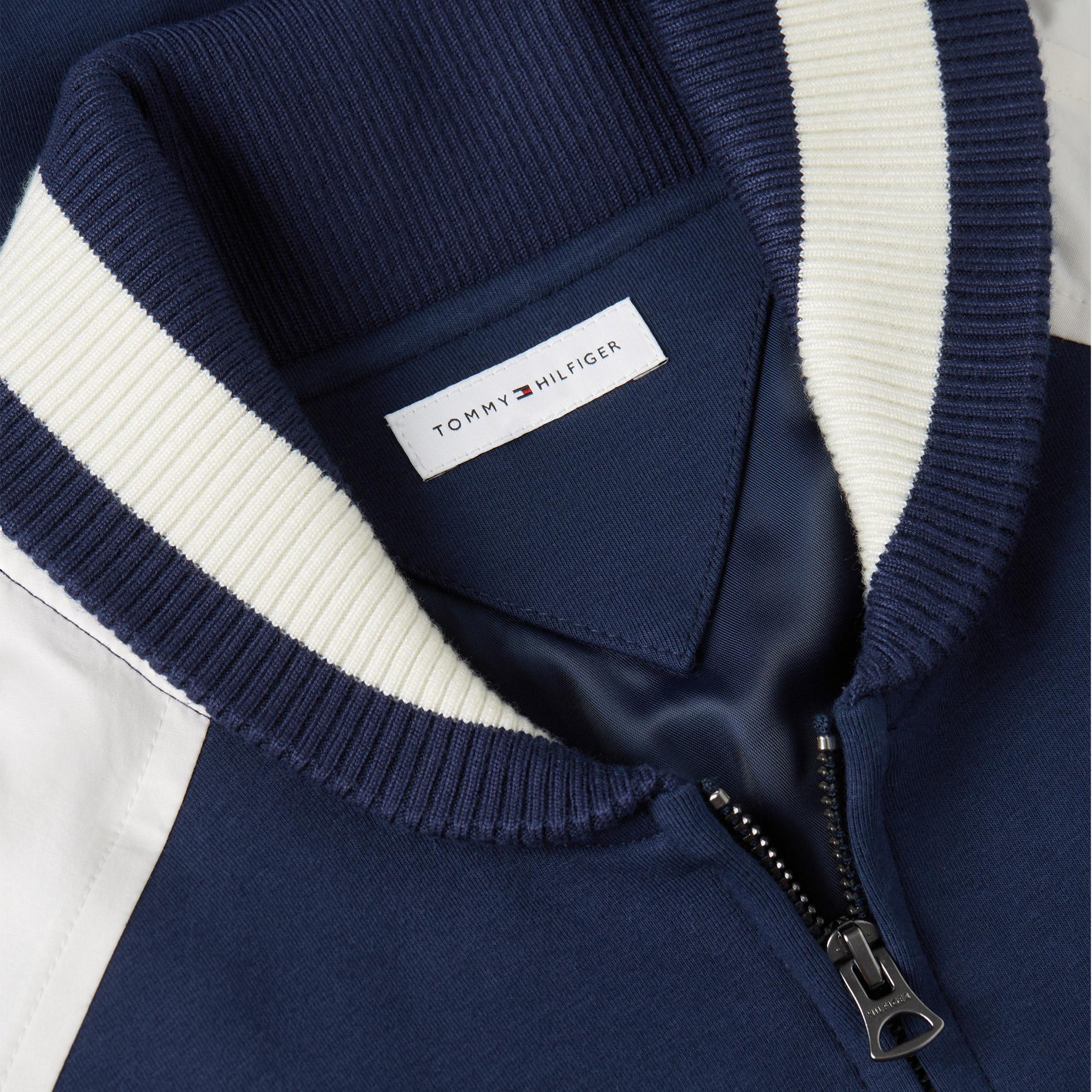 Tommy Hilfiger Nautical Shawl Bomber Erkek Mavi Ceket