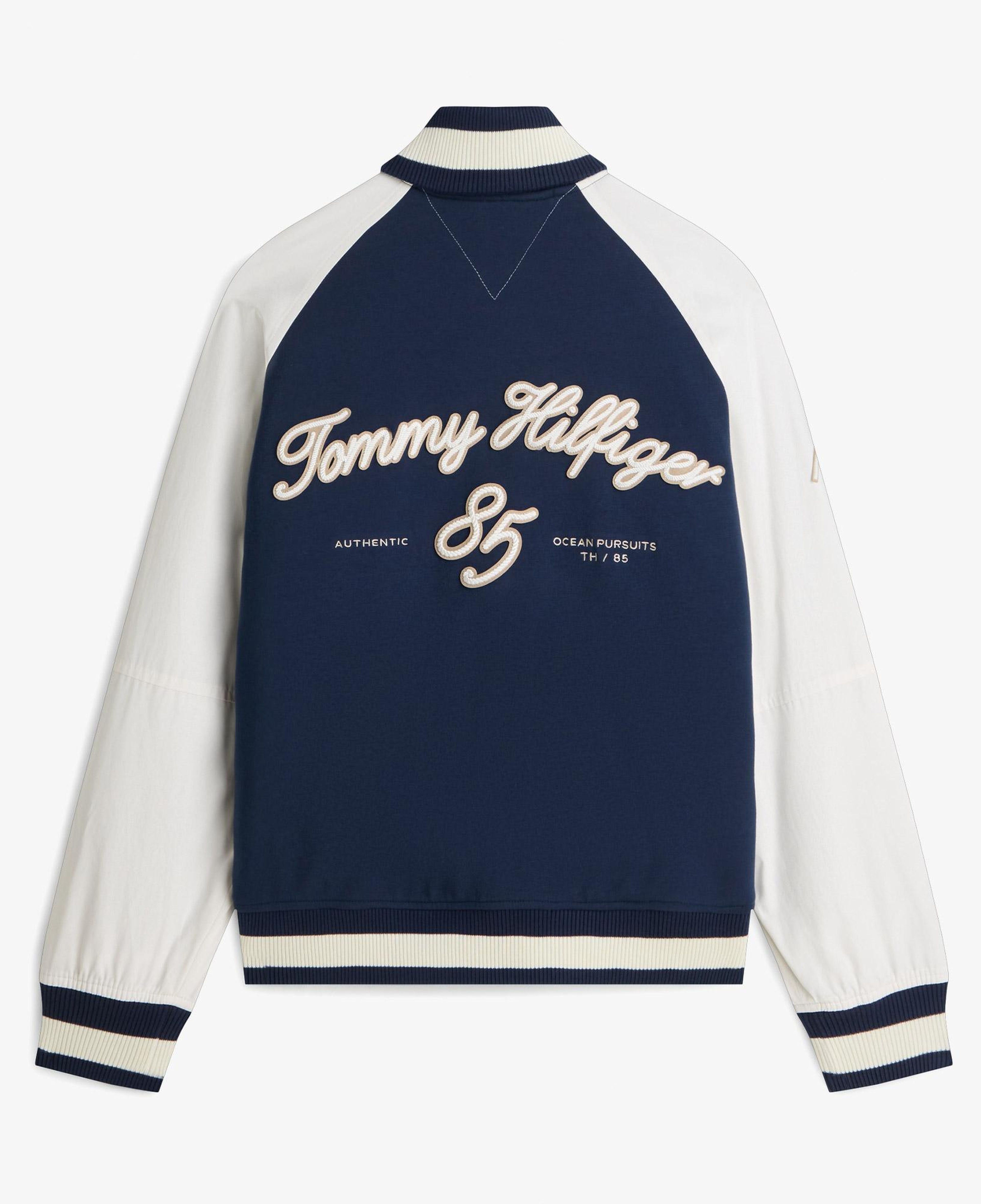 Tommy Hilfiger Nautical Shawl Bomber Erkek Mavi Ceket