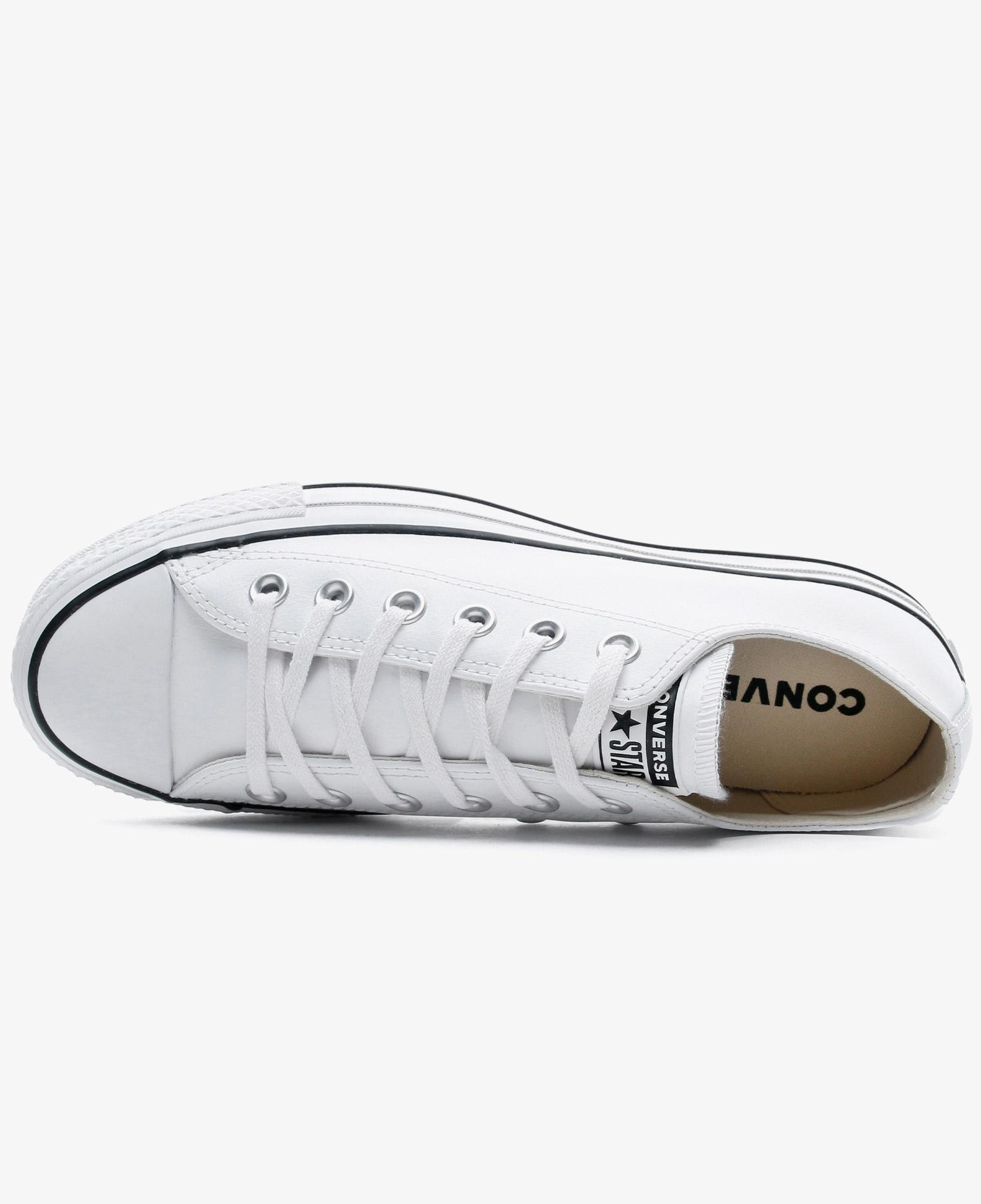 Converse Chuck Taylor All Star Lift Unisex Beyaz Deri Platform Sneaker