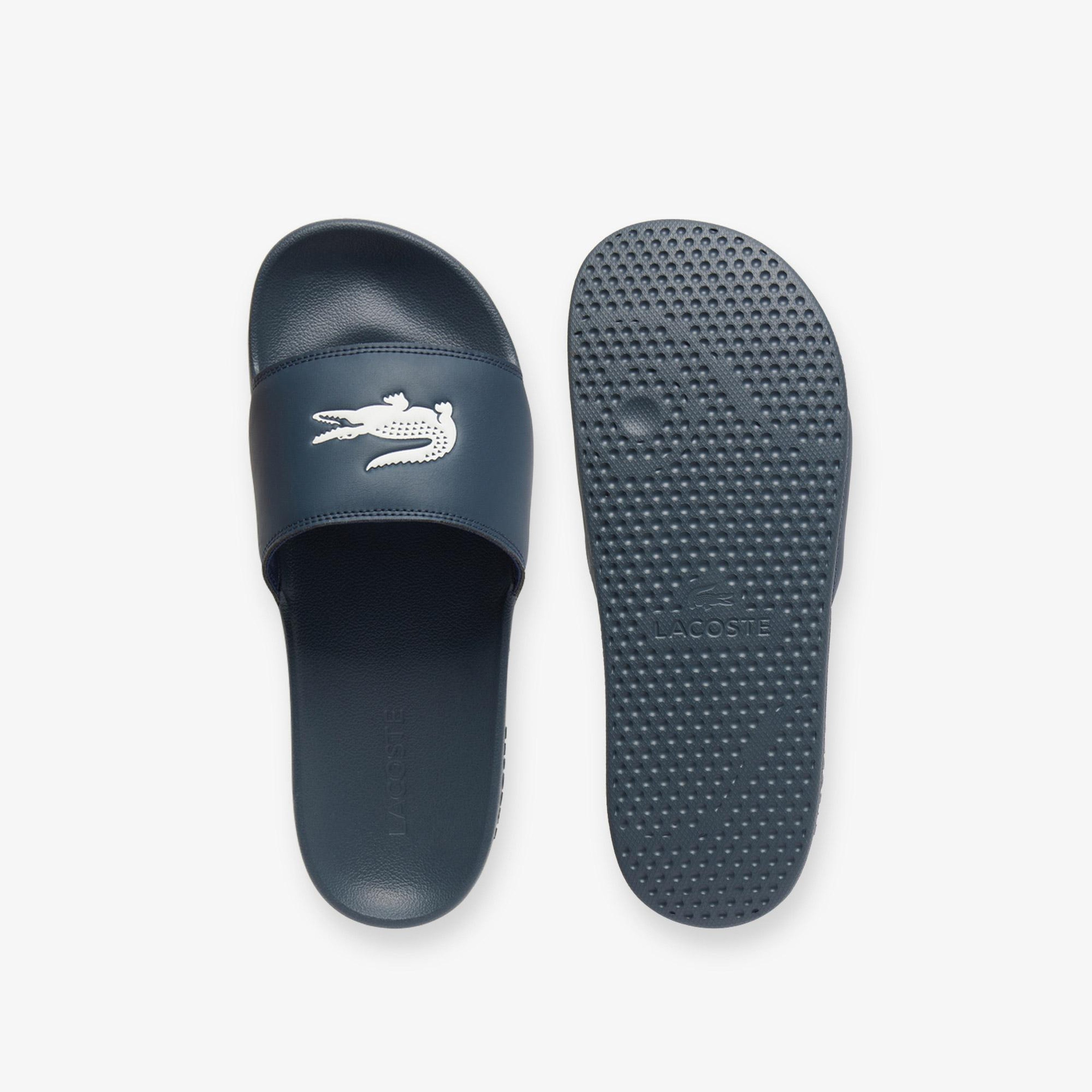 Lacoste Serve Slide Erkek Lacivert Terlik