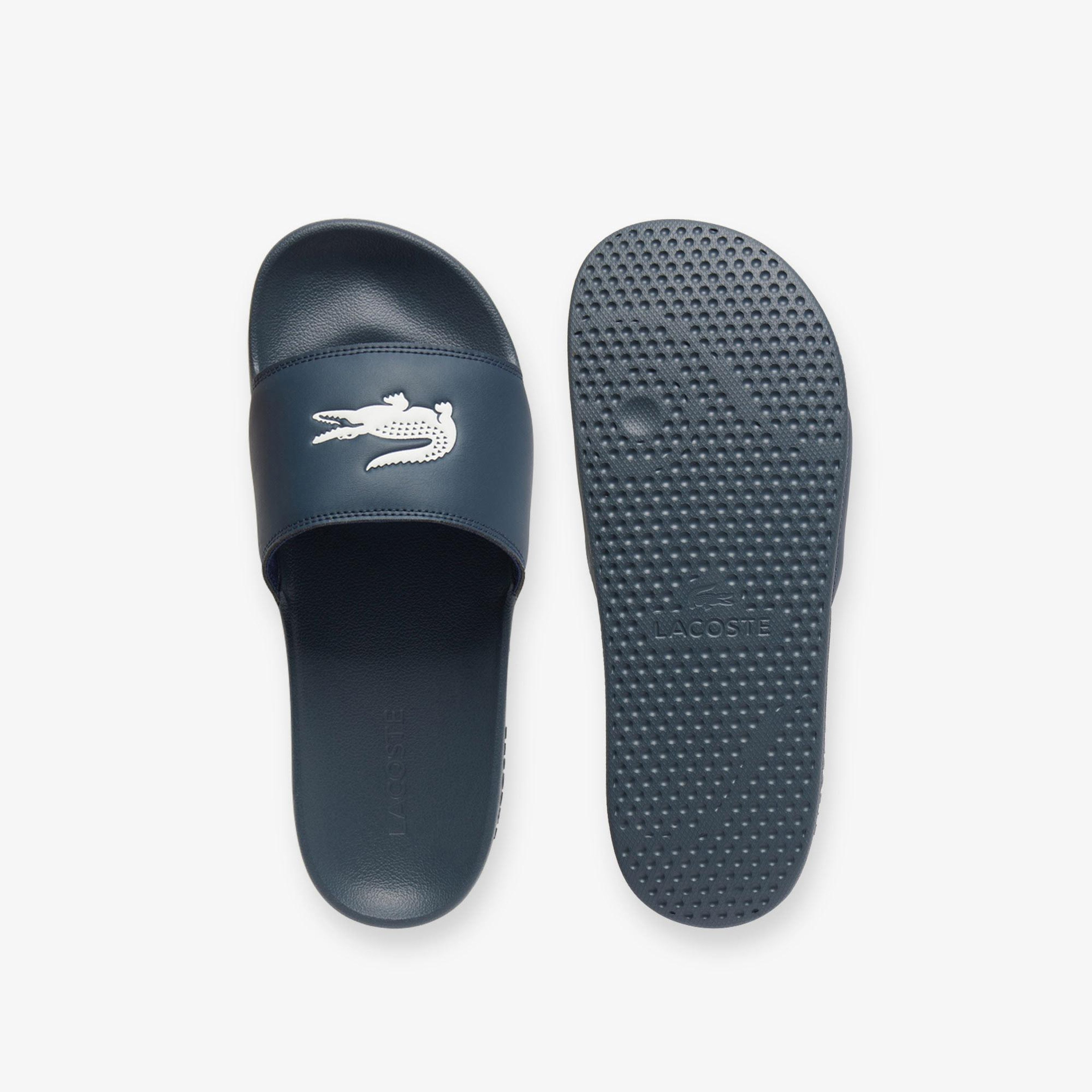 Lacoste Serve Slide Erkek Lacivert Terlik