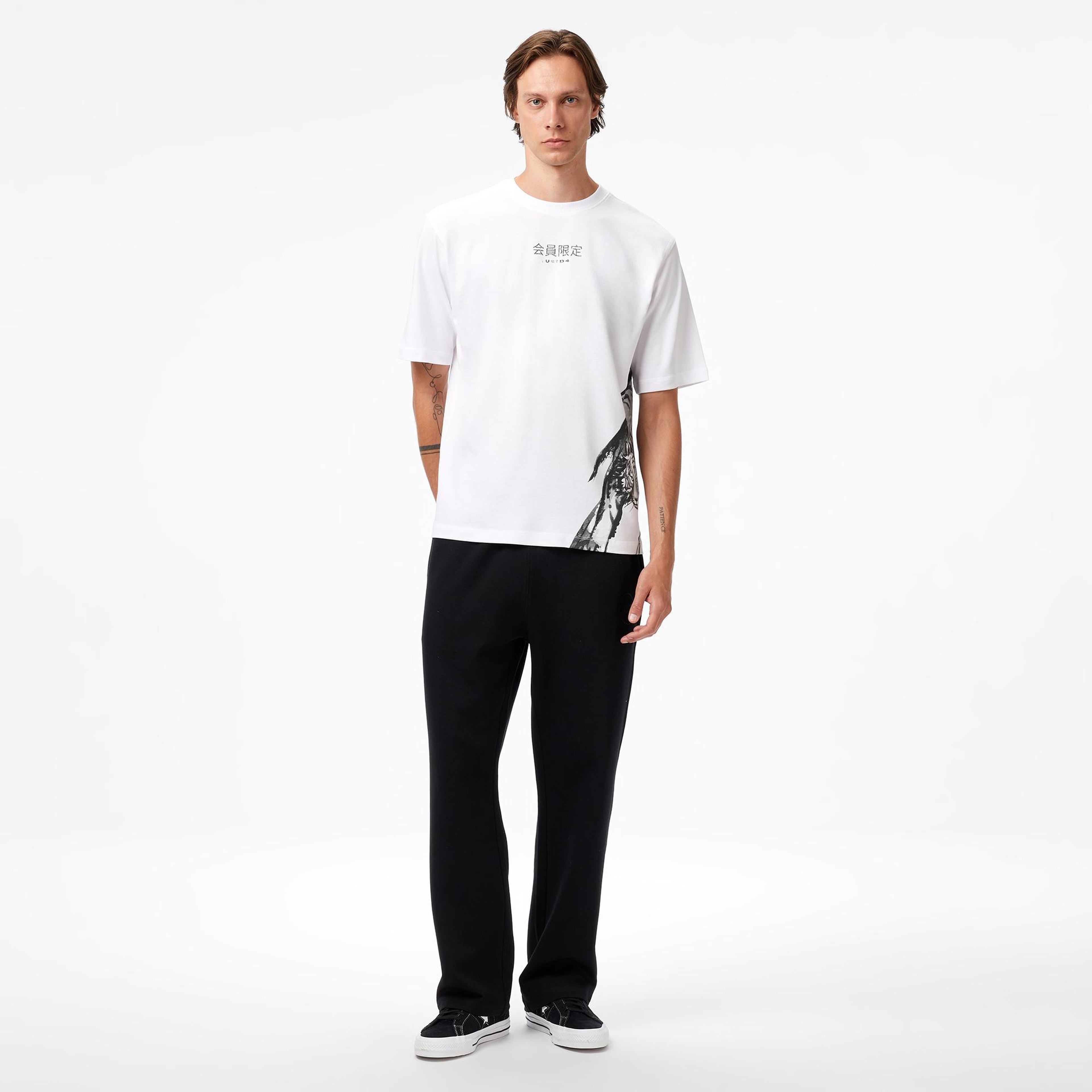 UNITED4 Classic Erkek Beyaz T-Shirt