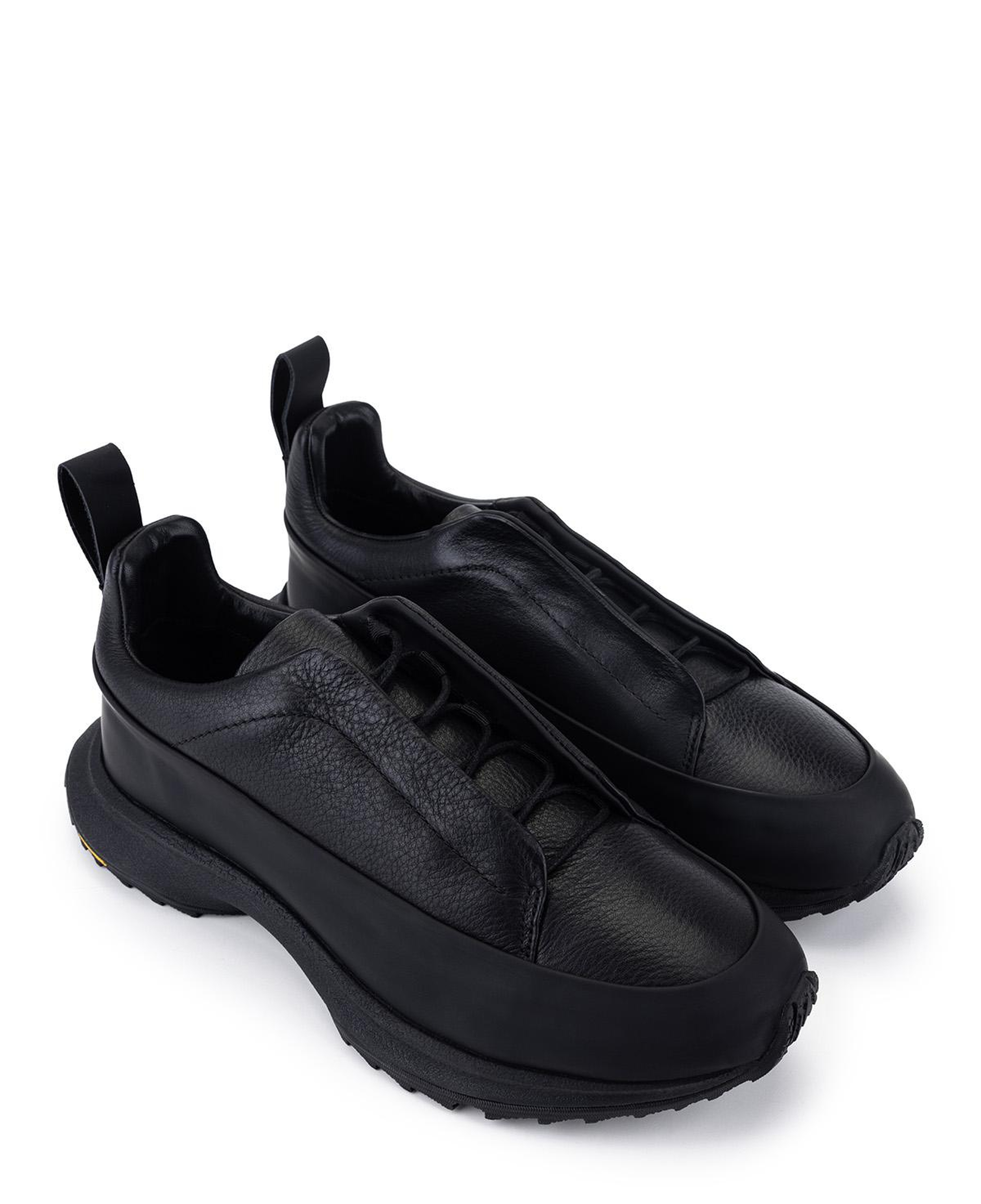 Tamer Tanca Erkek Hakiki Deri Siyah Sneakers & Spor Ayakkabı