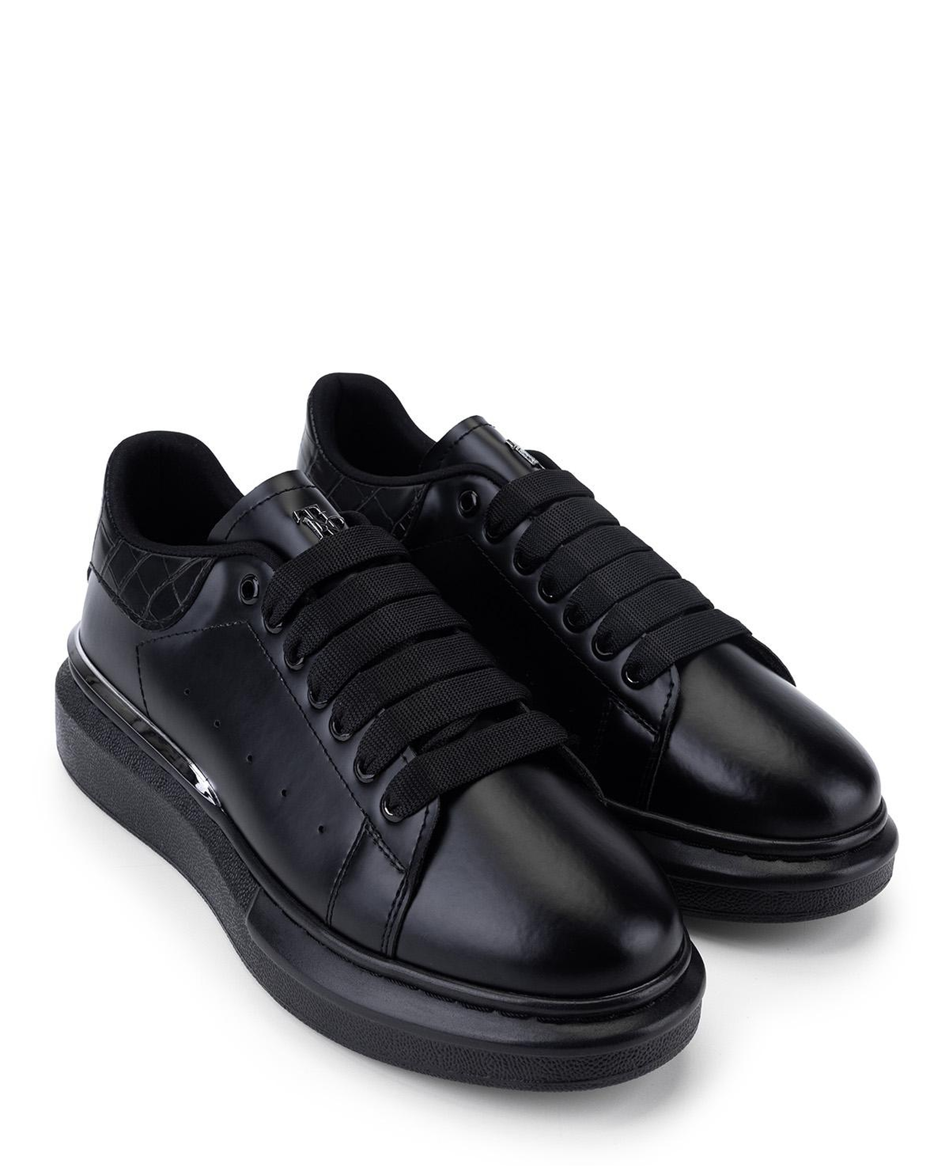 Tamer Tanca Erkek Vegan Siyah Sneakers & Spor Ayakkabı