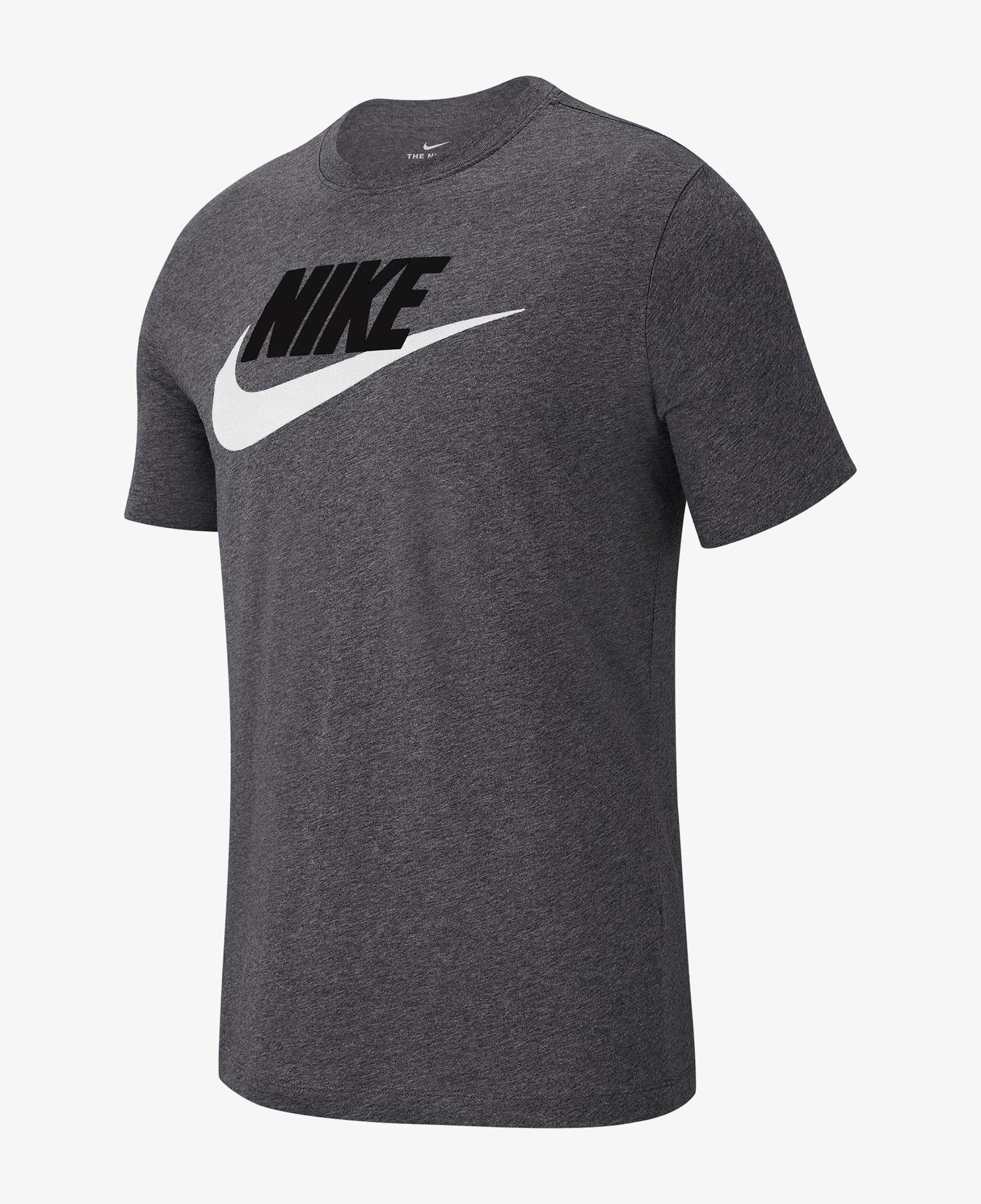 Nike Sportswear Icon Futura Erkek Gri T-Shirt