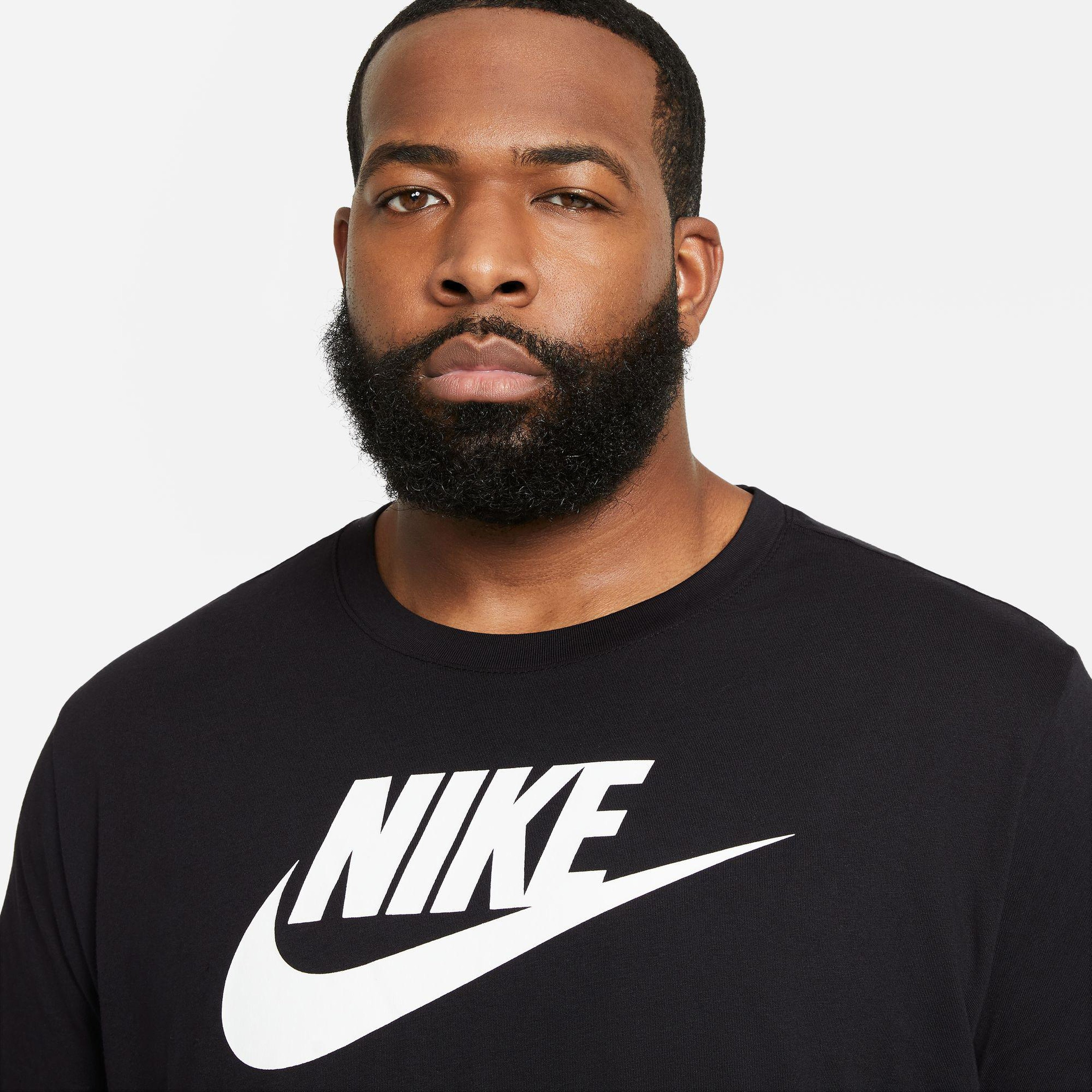 Nike Sportswear Icon Futura Erkek Siyah T-Shirt
