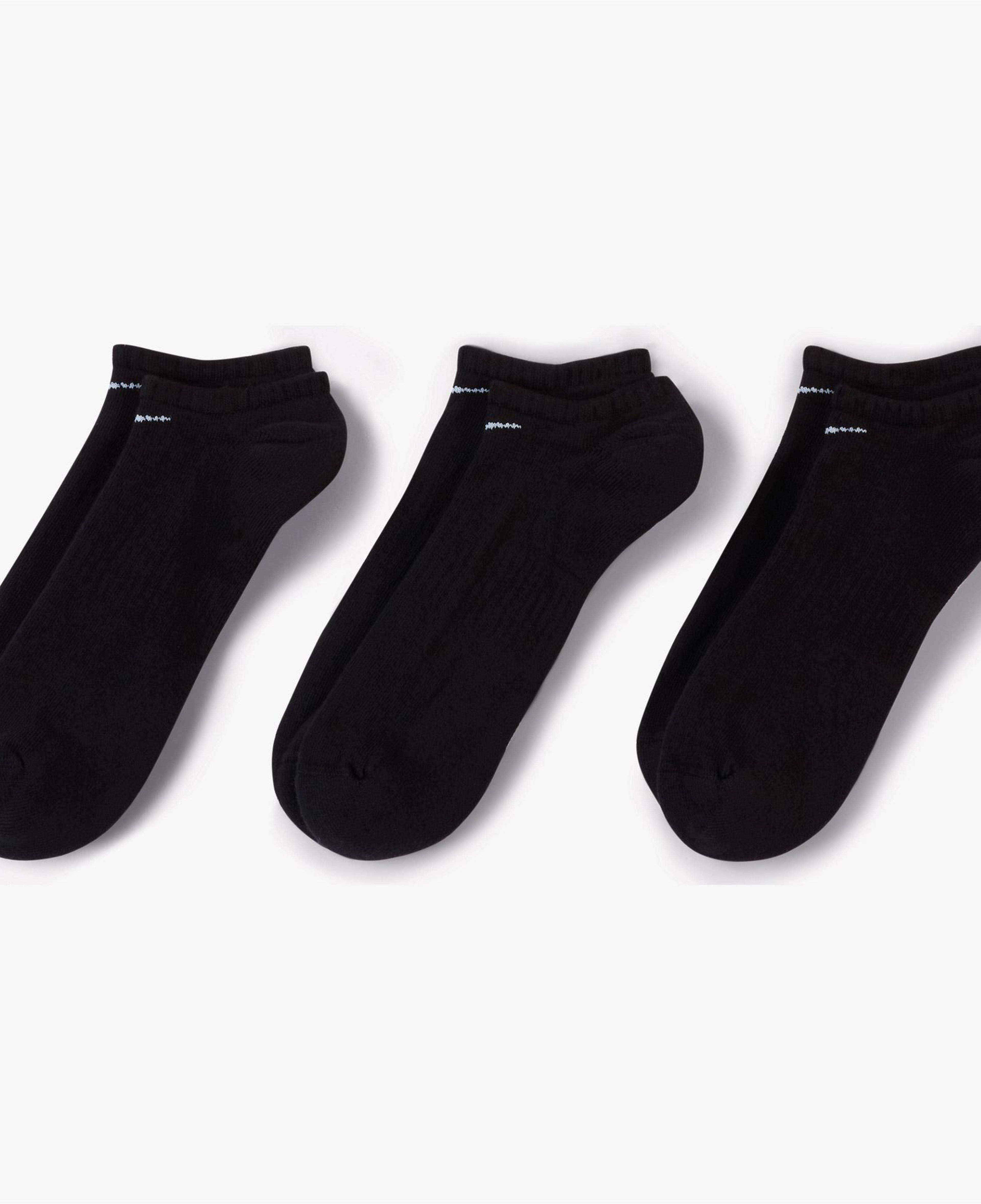 Nike U Everyday Cush Ns 3'lü Unisex Siyah Çorap