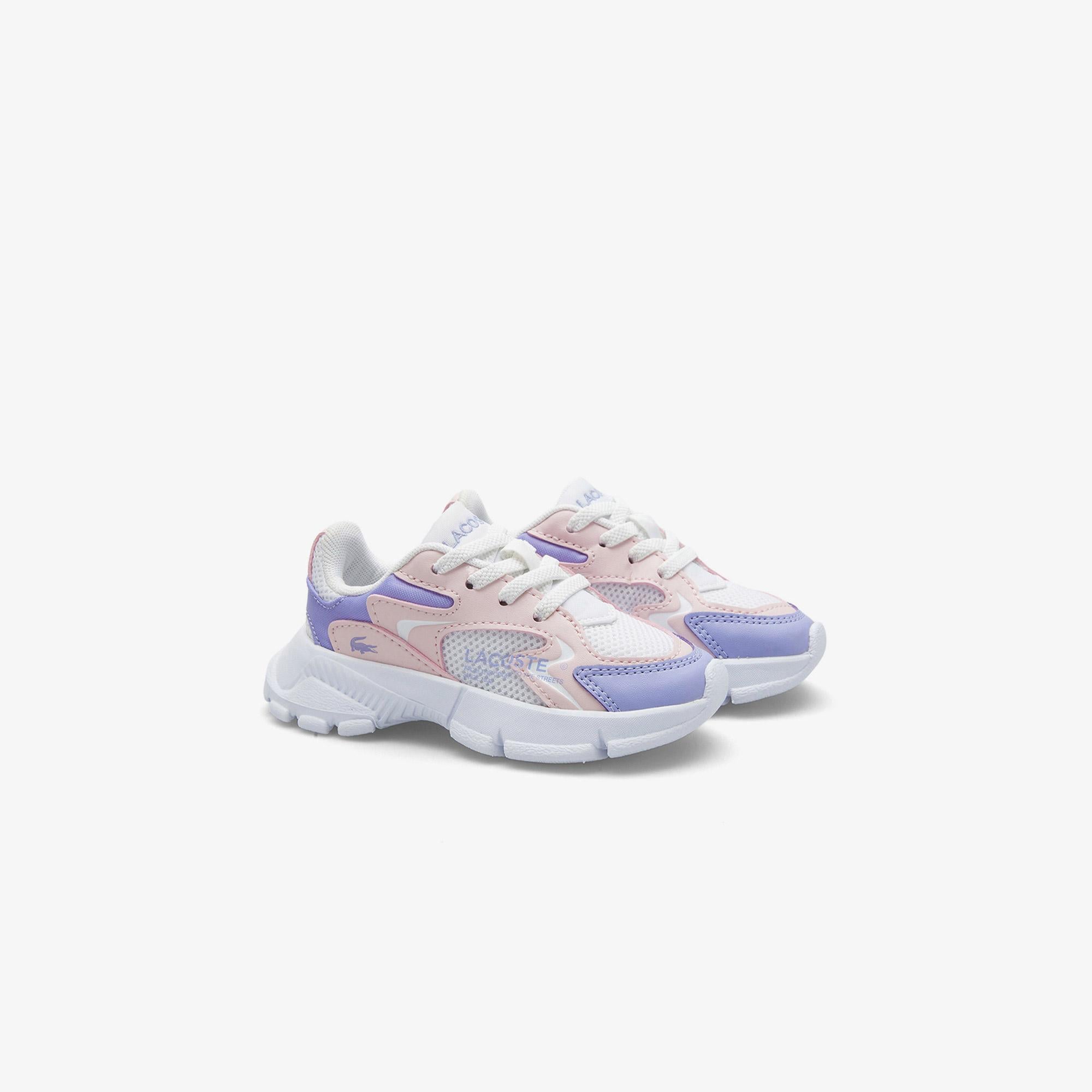 Lacoste L003 Neo Çocuk Mor Sneaker
