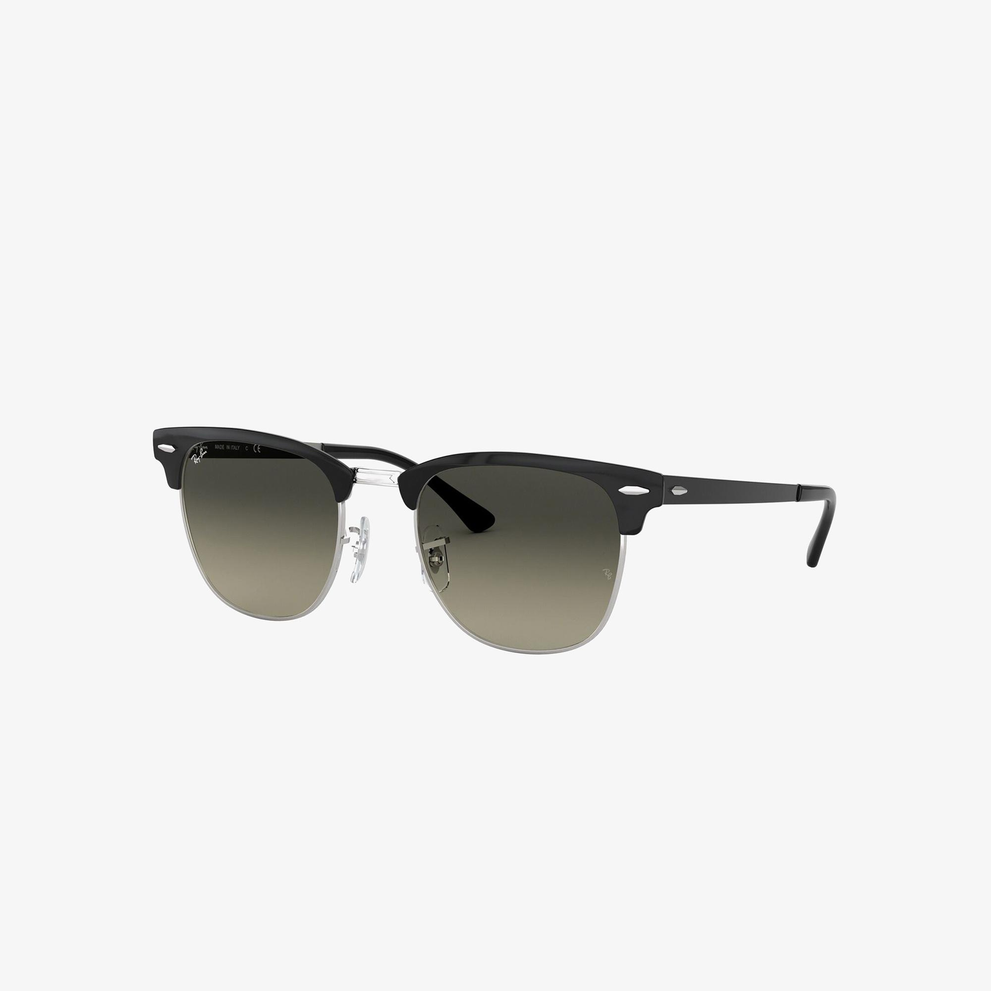 RAY-BAN 0RB3716 Clubmaster Metal Unisex Silver Siyah Güneş Gözlüğü