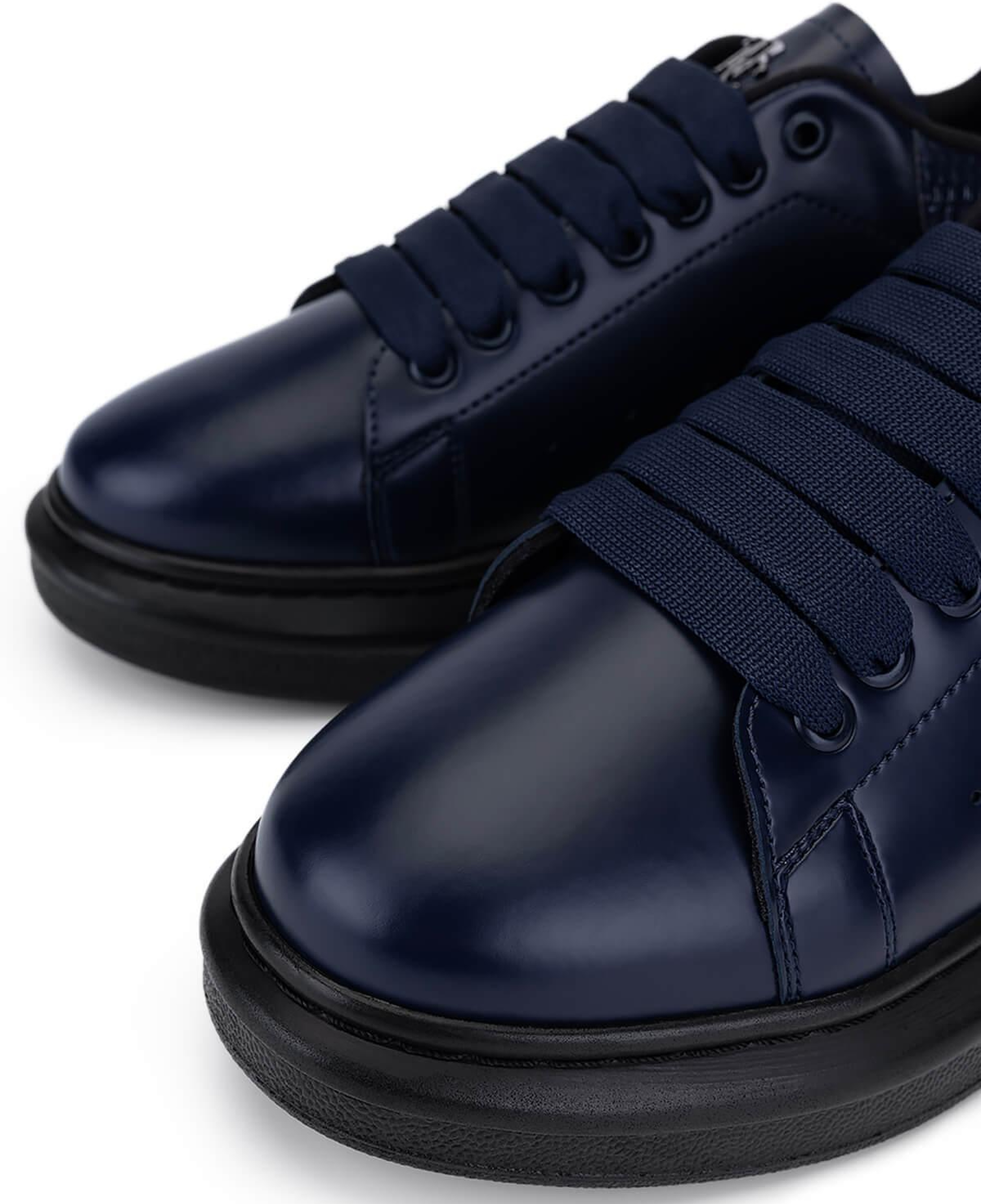 Tamer Tanca Erkek Suni Deri Lacivert Sneakers & Spor Ayakkabı