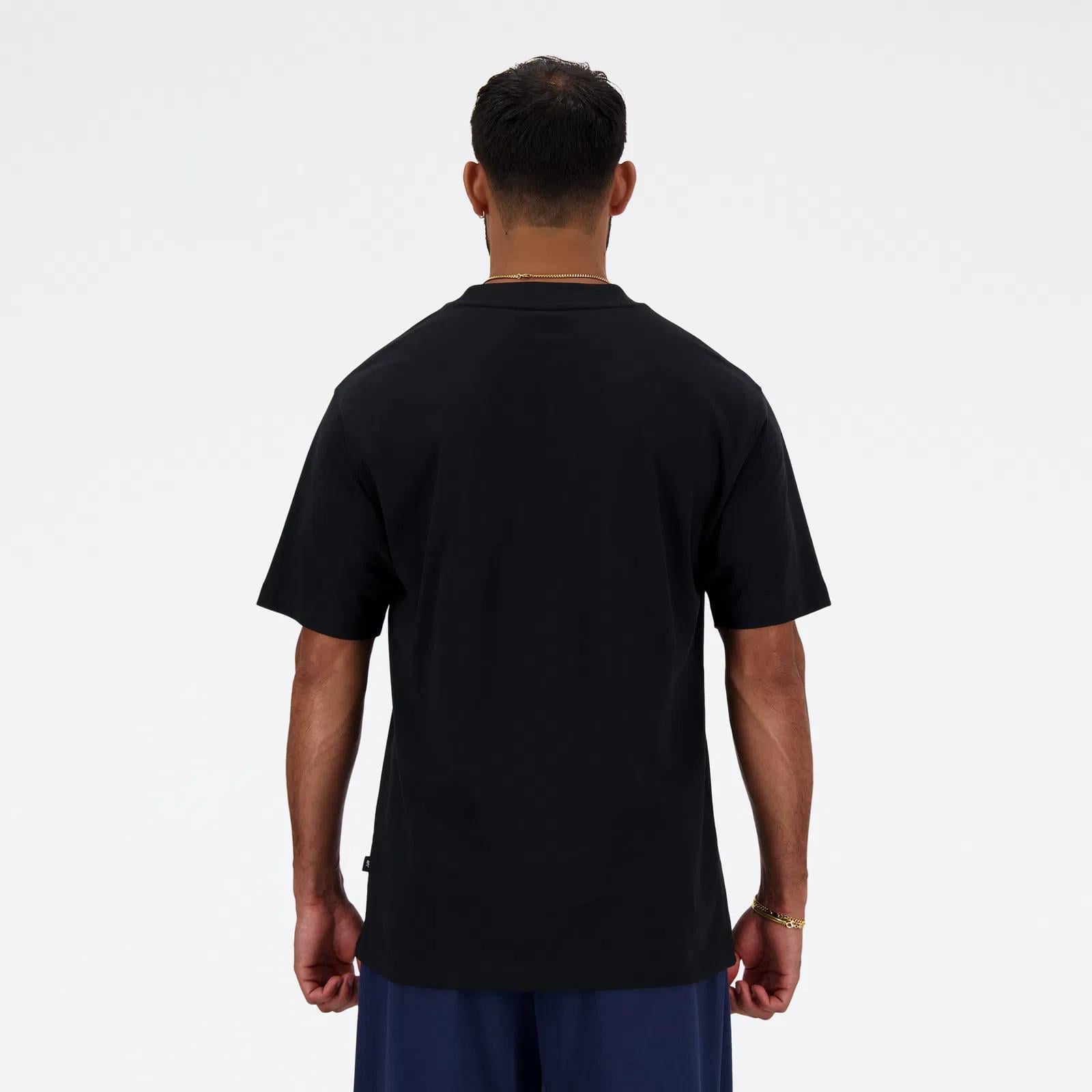 New Balance Athletics Models Never Age Erkek Siyah Günlük T-Shirt