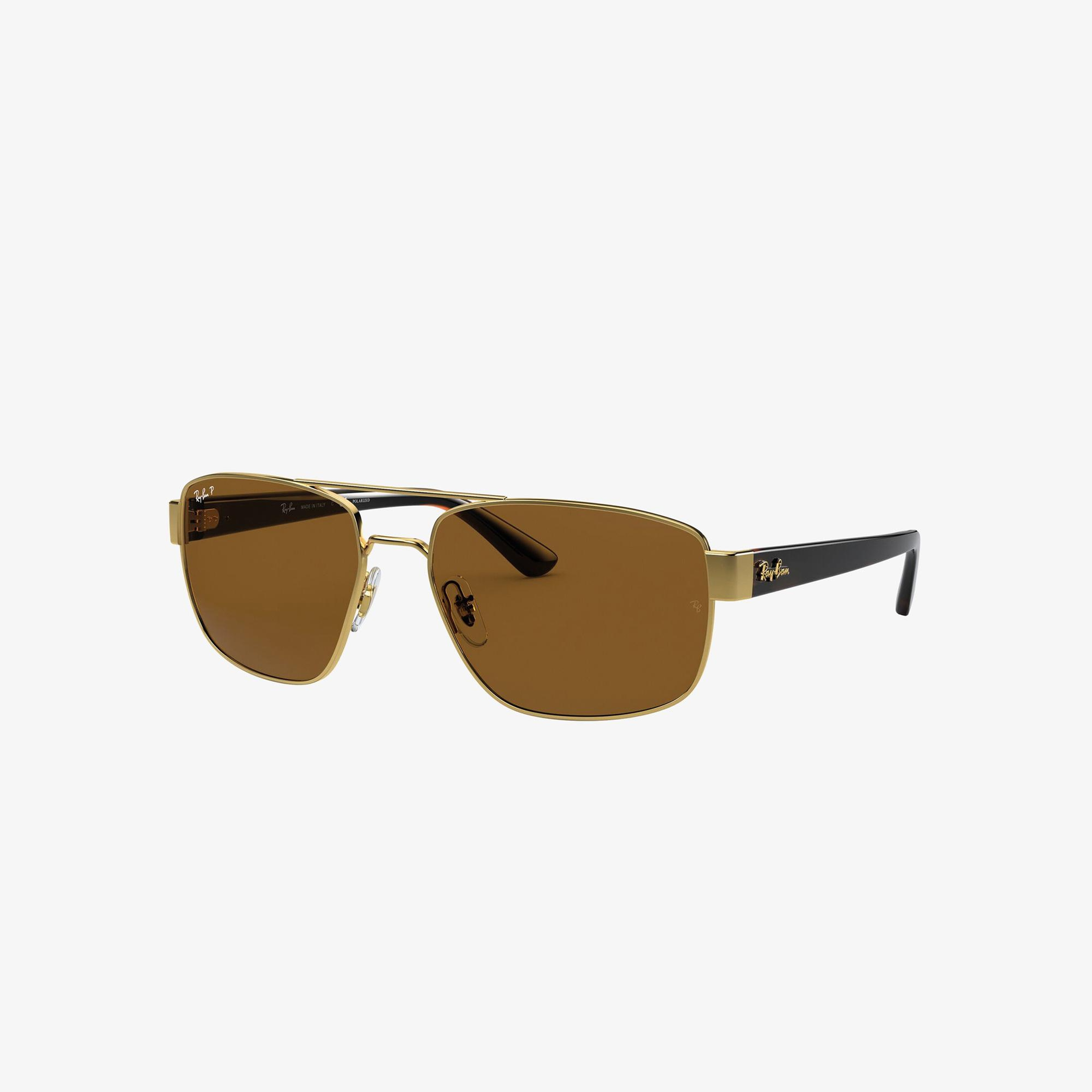 RAY-BAN 0RB3663 Erkek Shiny Altın Rengi Güneş Gözlüğü
