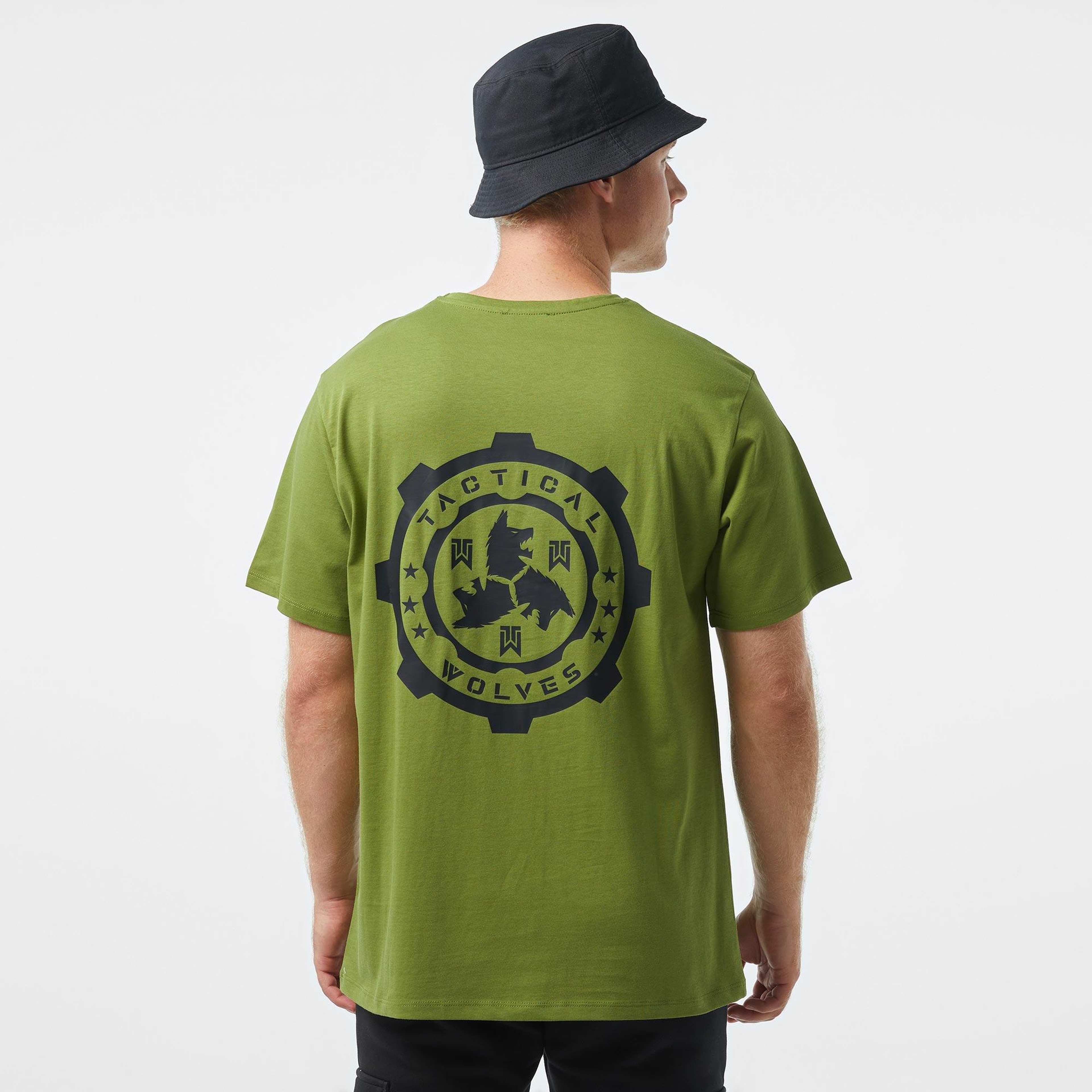 Tactical Wolves Classic Erkek Yeşil T-Shirt