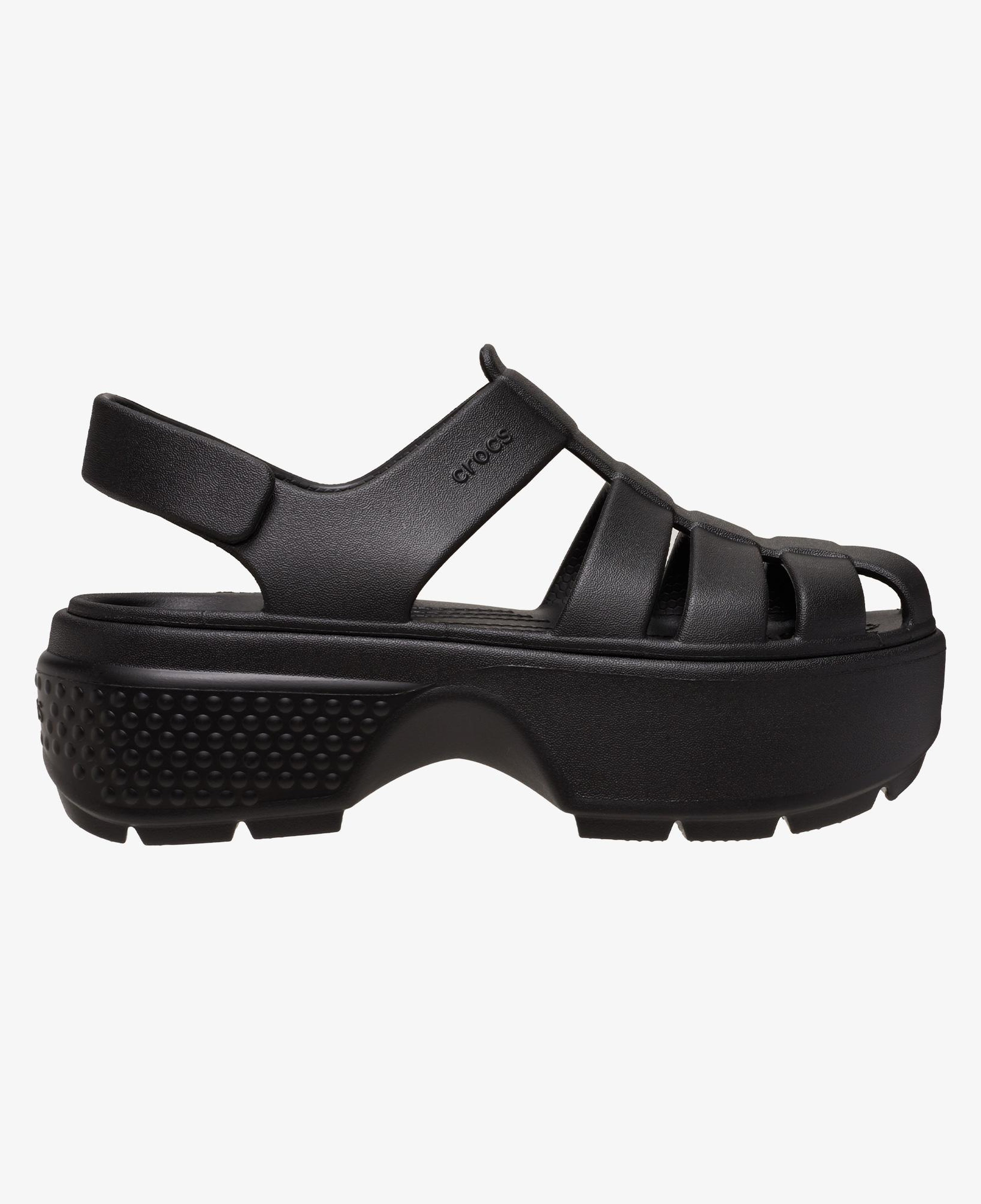 Crocs Stomp Fisherman Kadın Siyah Sandalet