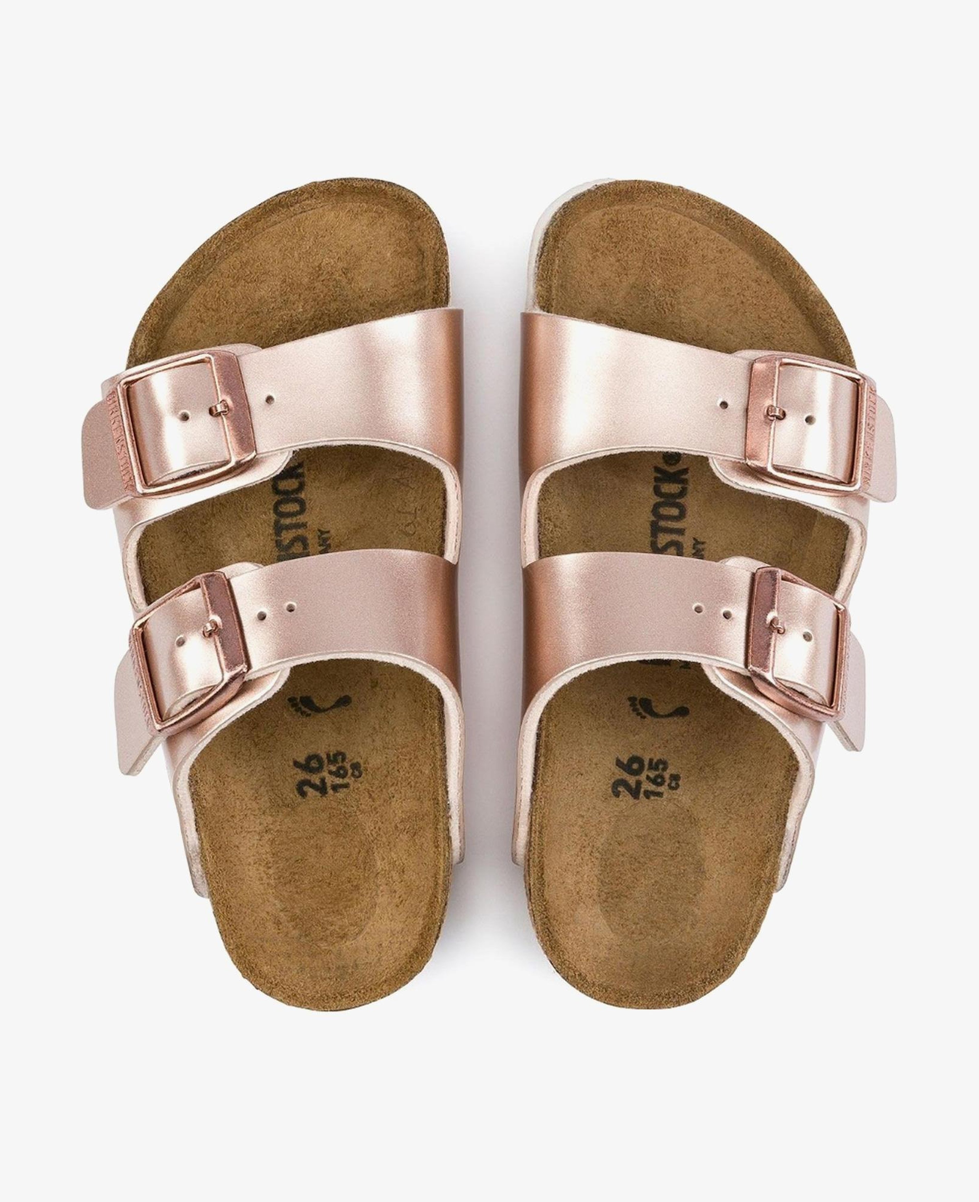 Birkenstock Arizona Birko-Flor Electric Metallic Unisex Pembe Terlik