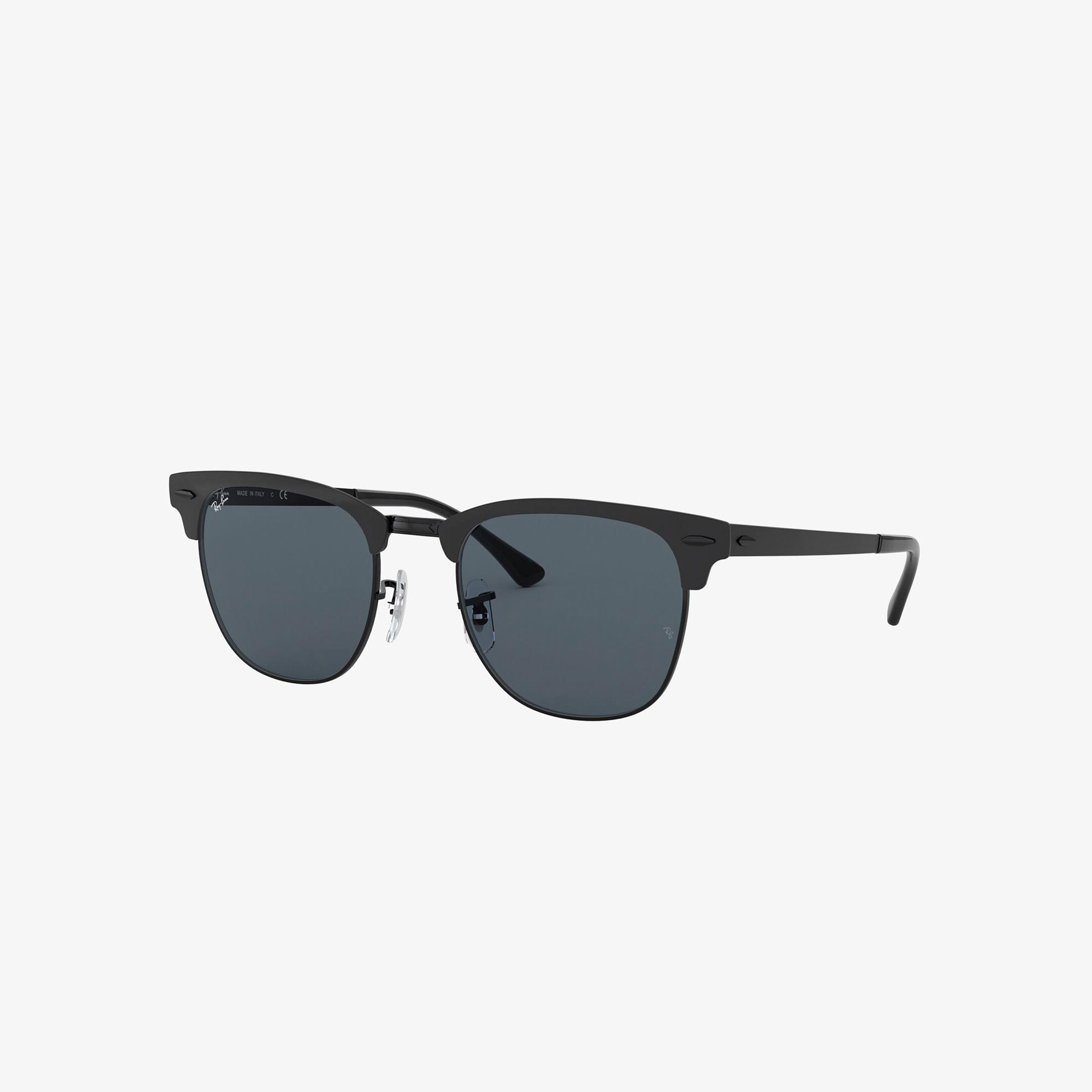 RAY-BAN 0RB3716 Clubmaster Metal Unisex Shiny Siyah Top Mat Güneş Gözlüğü