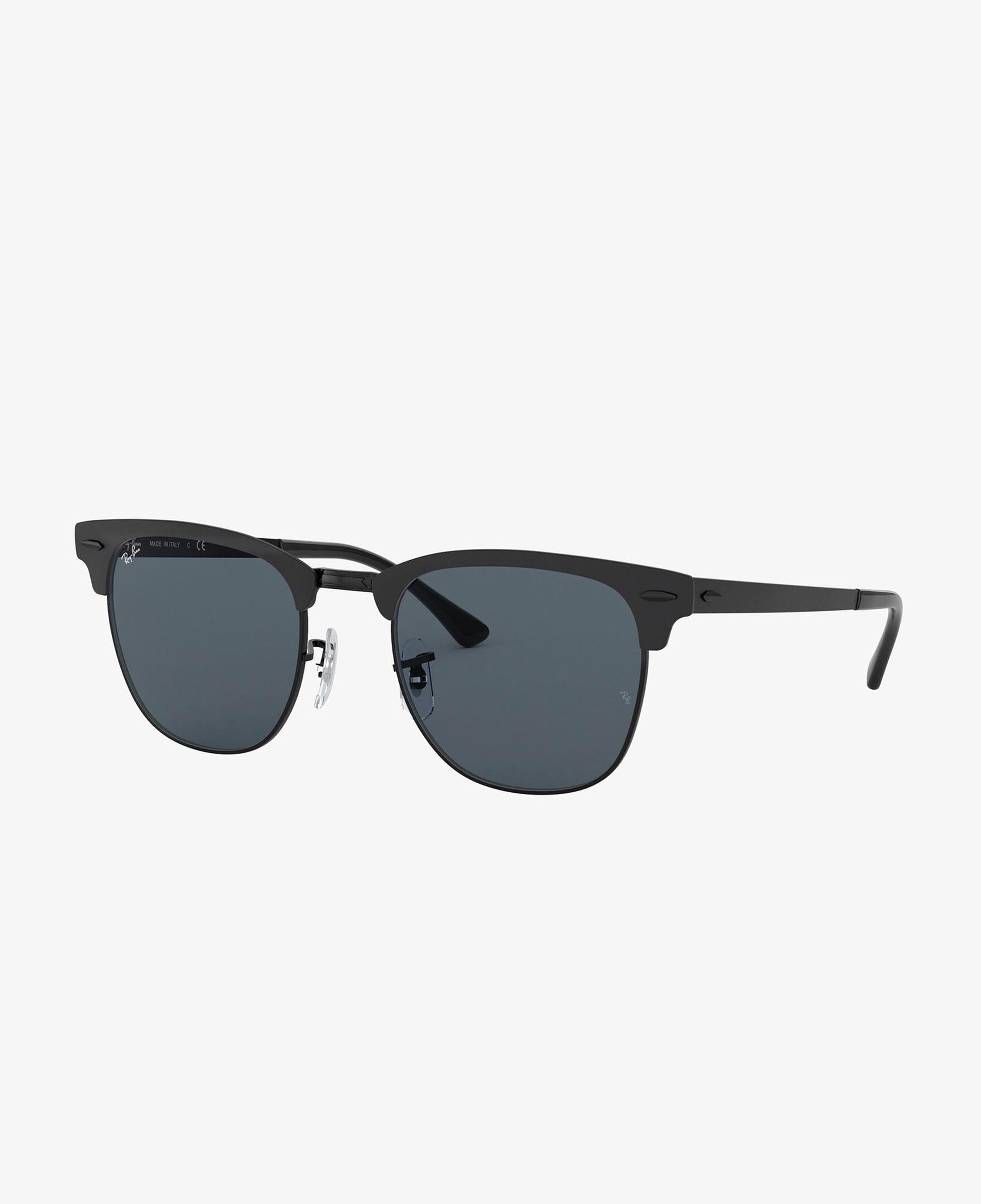 RAY-BAN 0RB3716 Clubmaster Metal Unisex Shiny Siyah Top Mat Güneş Gözlüğü