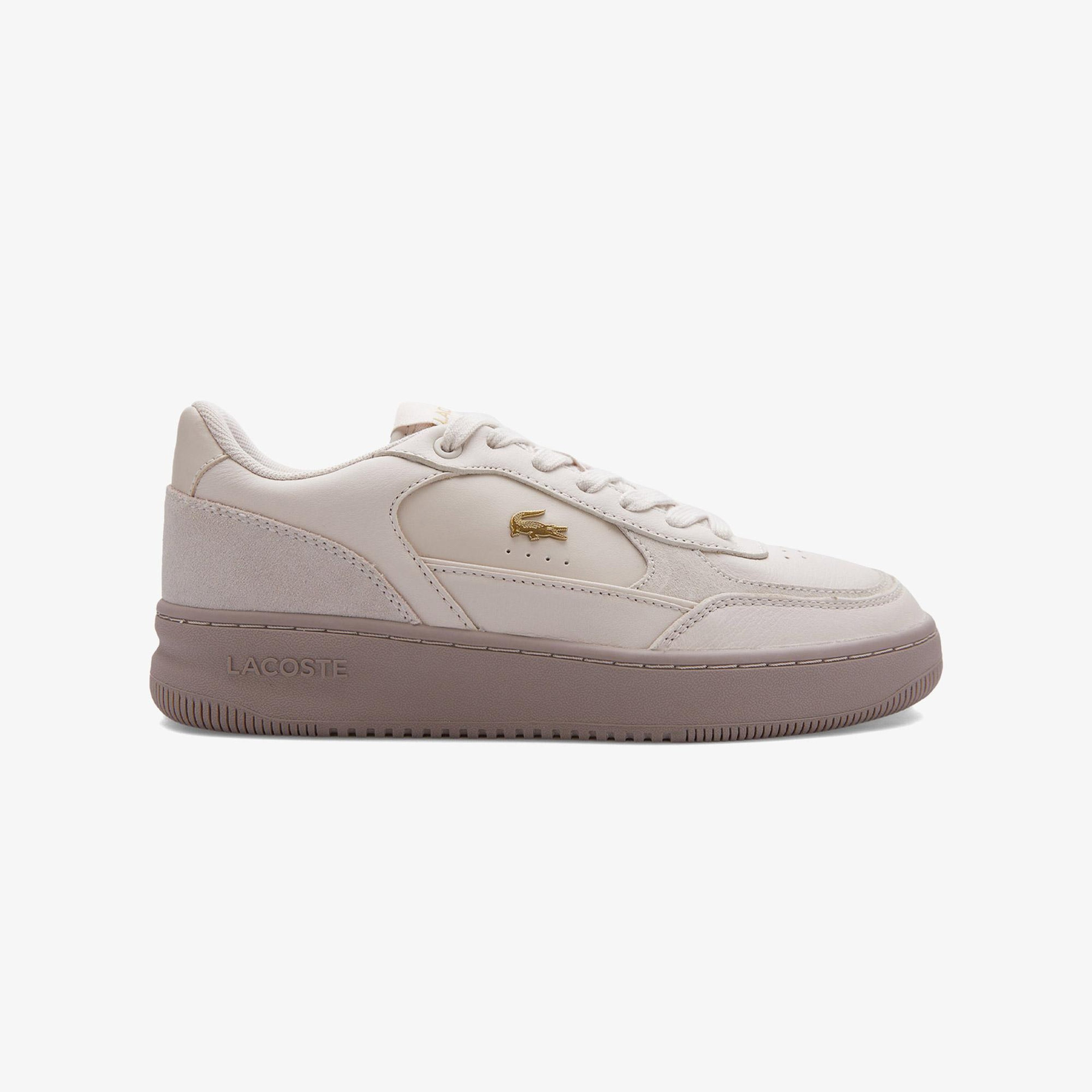 Lacoste L001 Ace Kadın Krem Sneaker