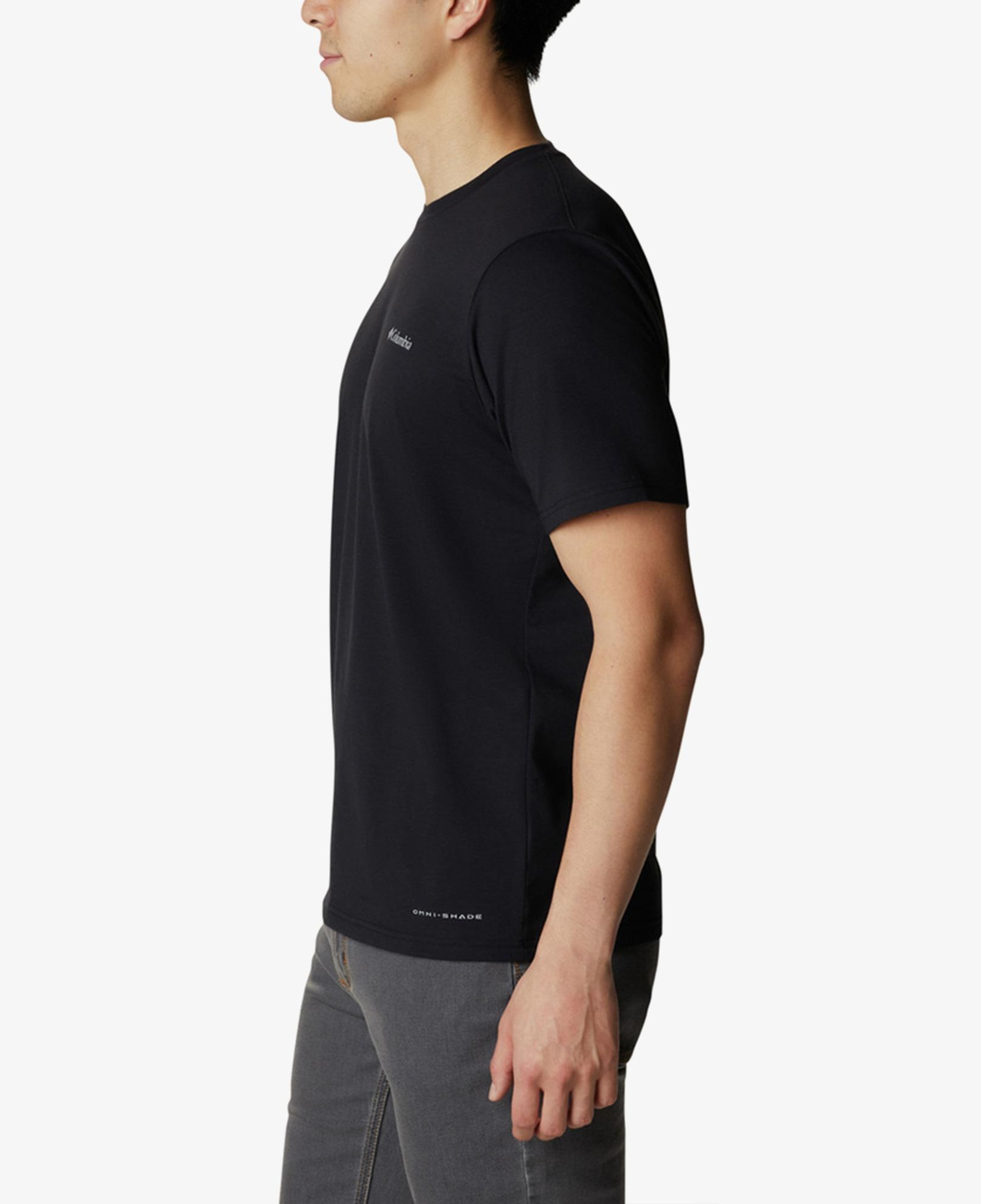 Columbia Sun Trek Sleeve Erkek Siyah T-Shirt
