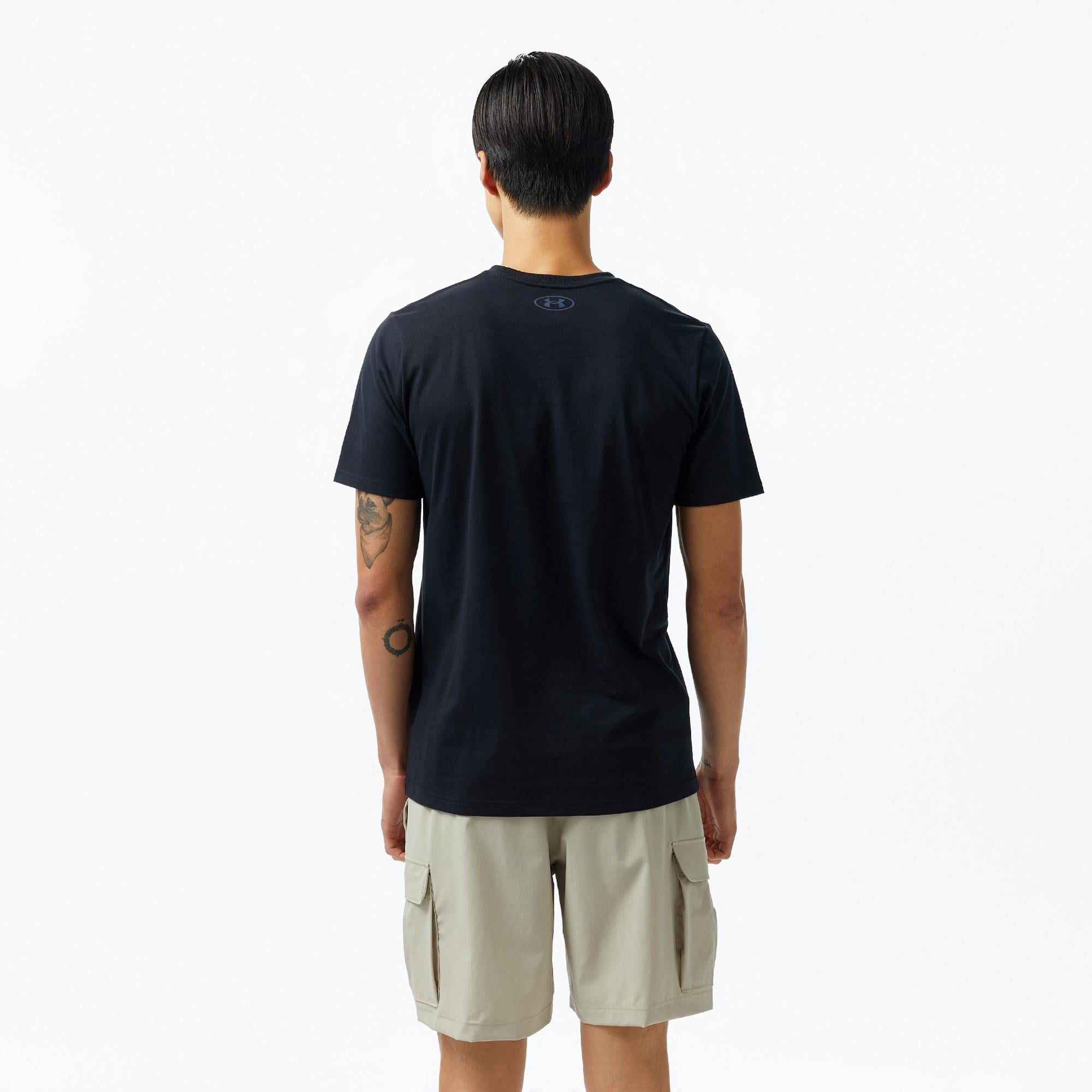 Under Armour Lc Fly in Logo Erkek Siyah T-Shirt