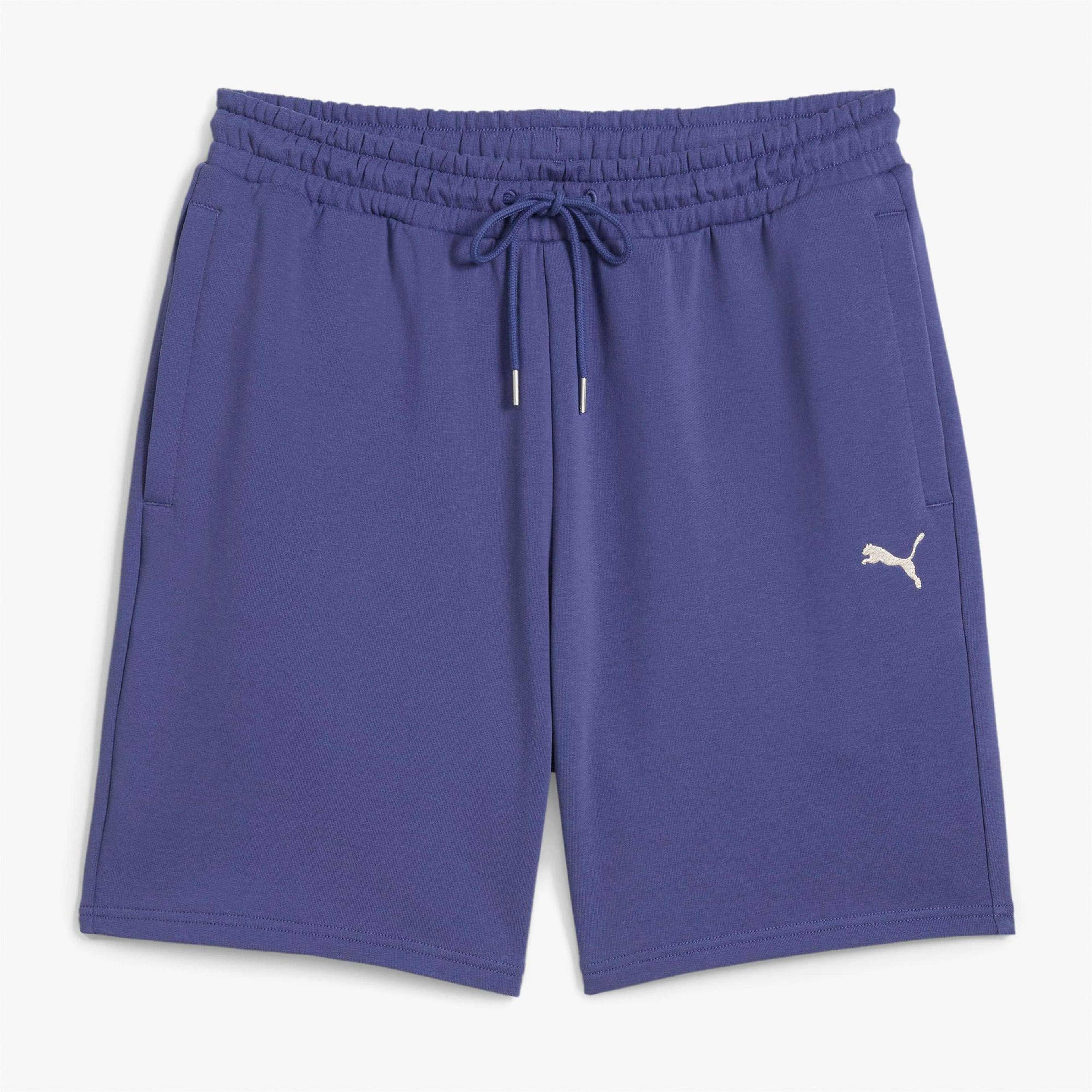 Puma Wardrobe Ess Relaxed Erkek Mavi Şort