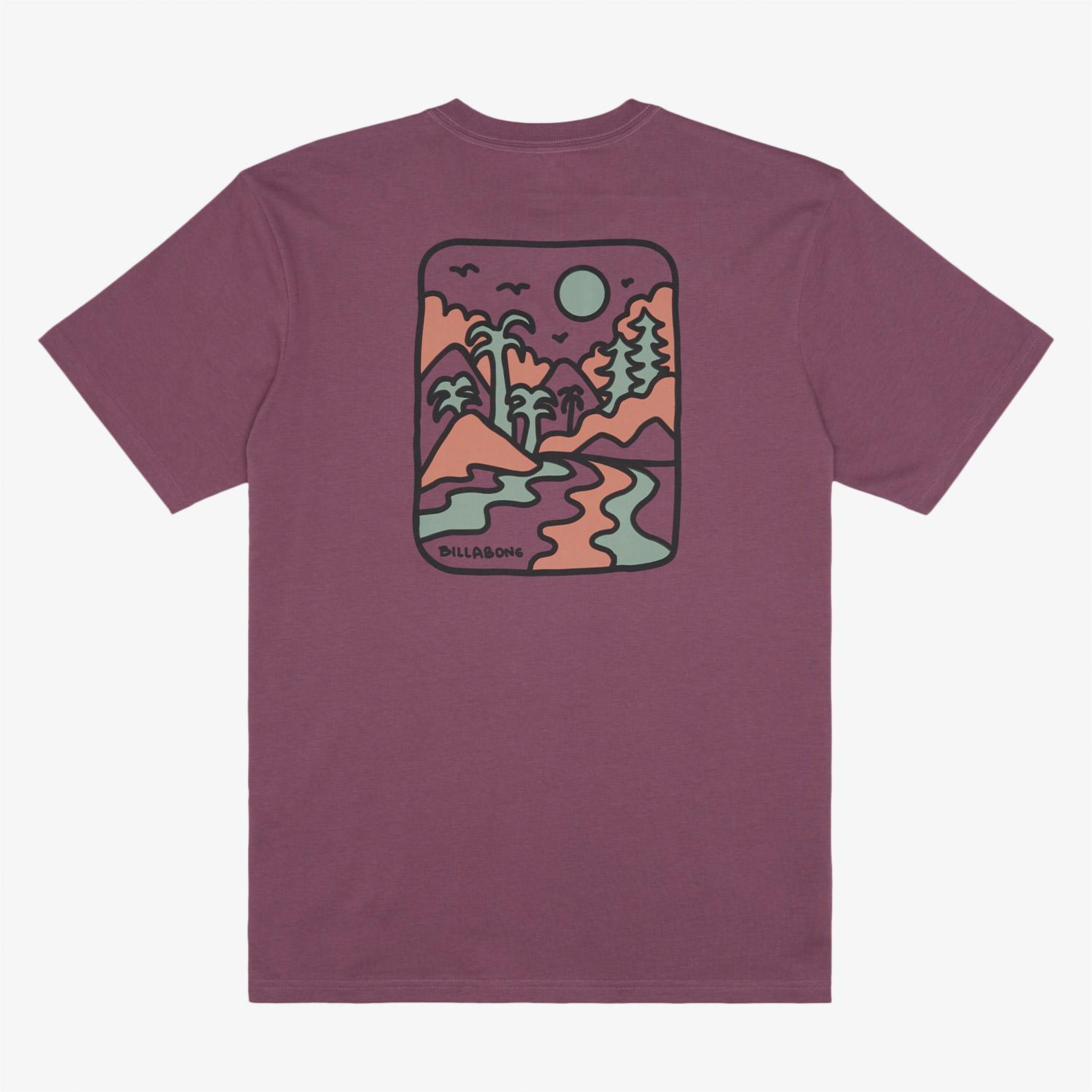 Billabong Shine Erkek Mor Günlük T-Shirt