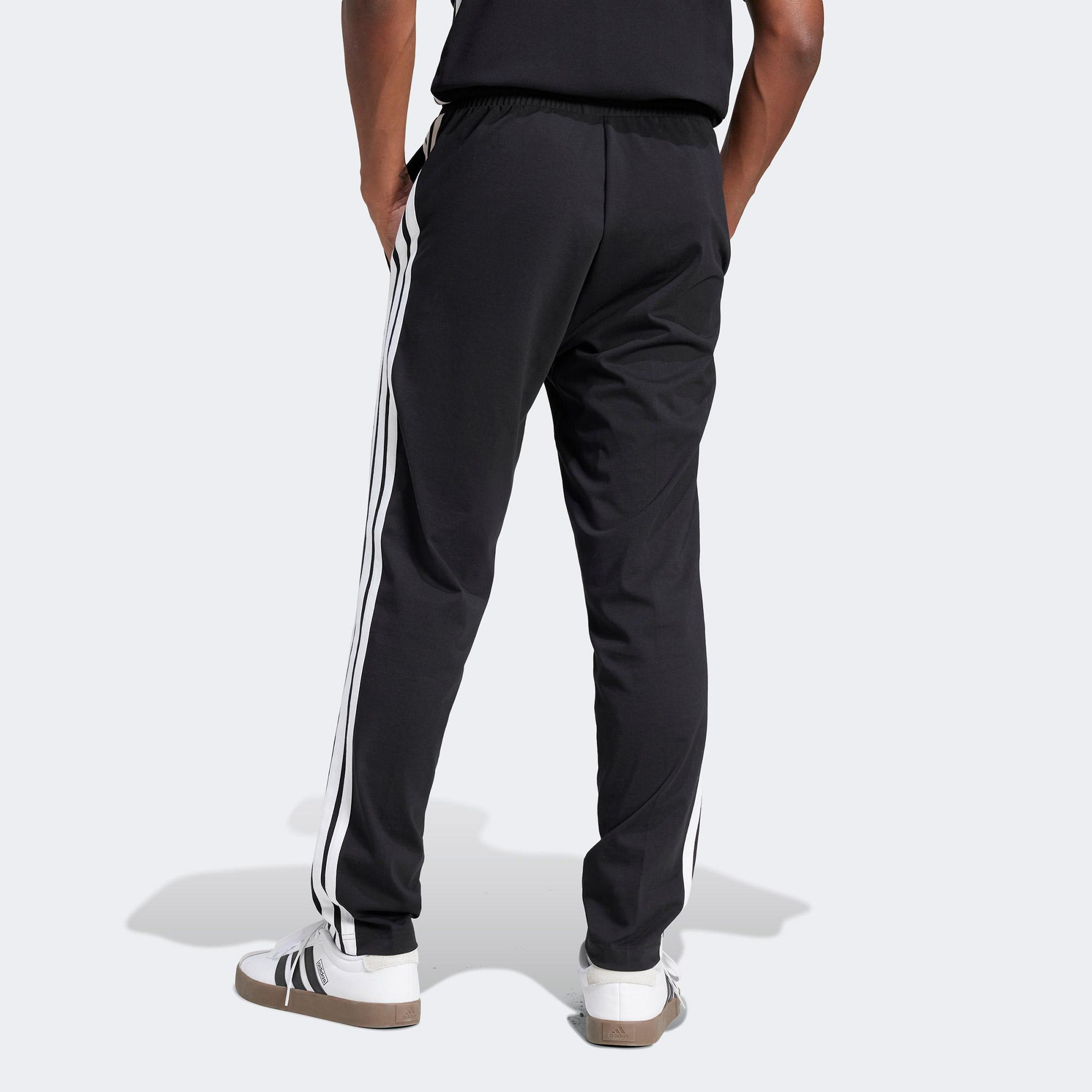 adidas Essentials 3 Stripes Single Erkek Siyah Eşofman Altı