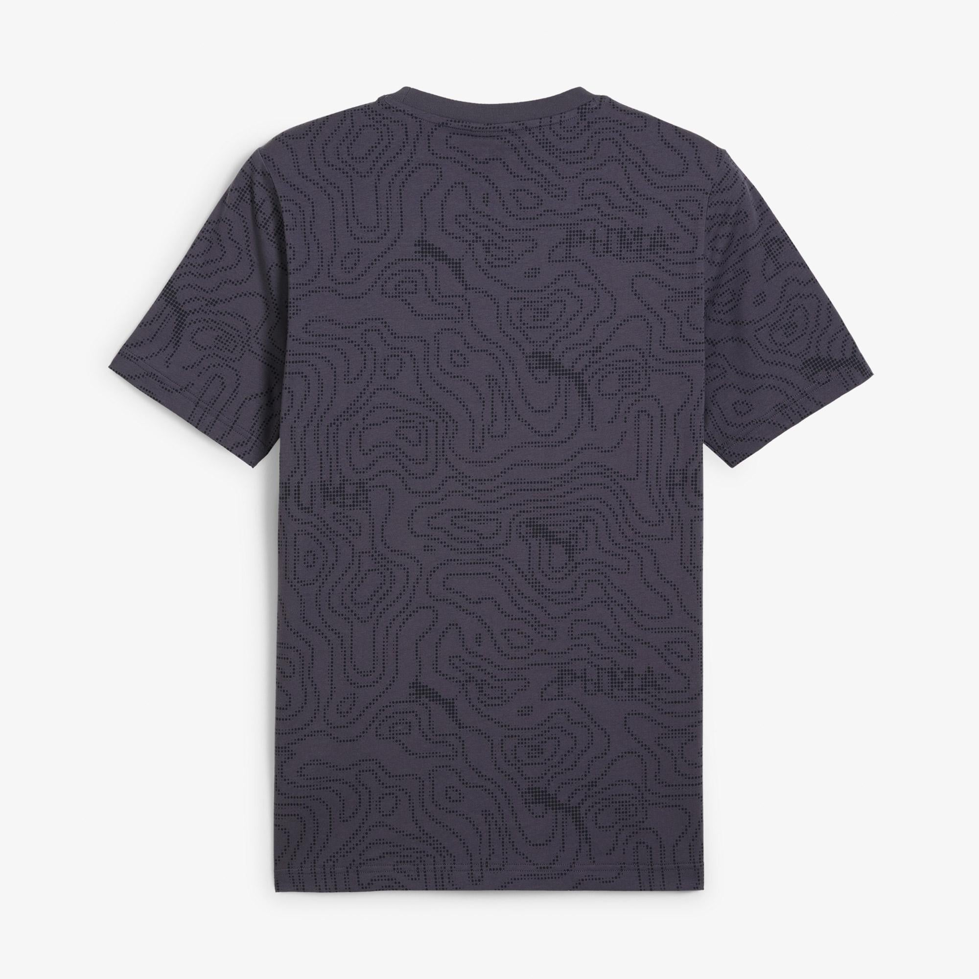 Puma Open Road Aop Erkek Gri Günlük T-Shirt