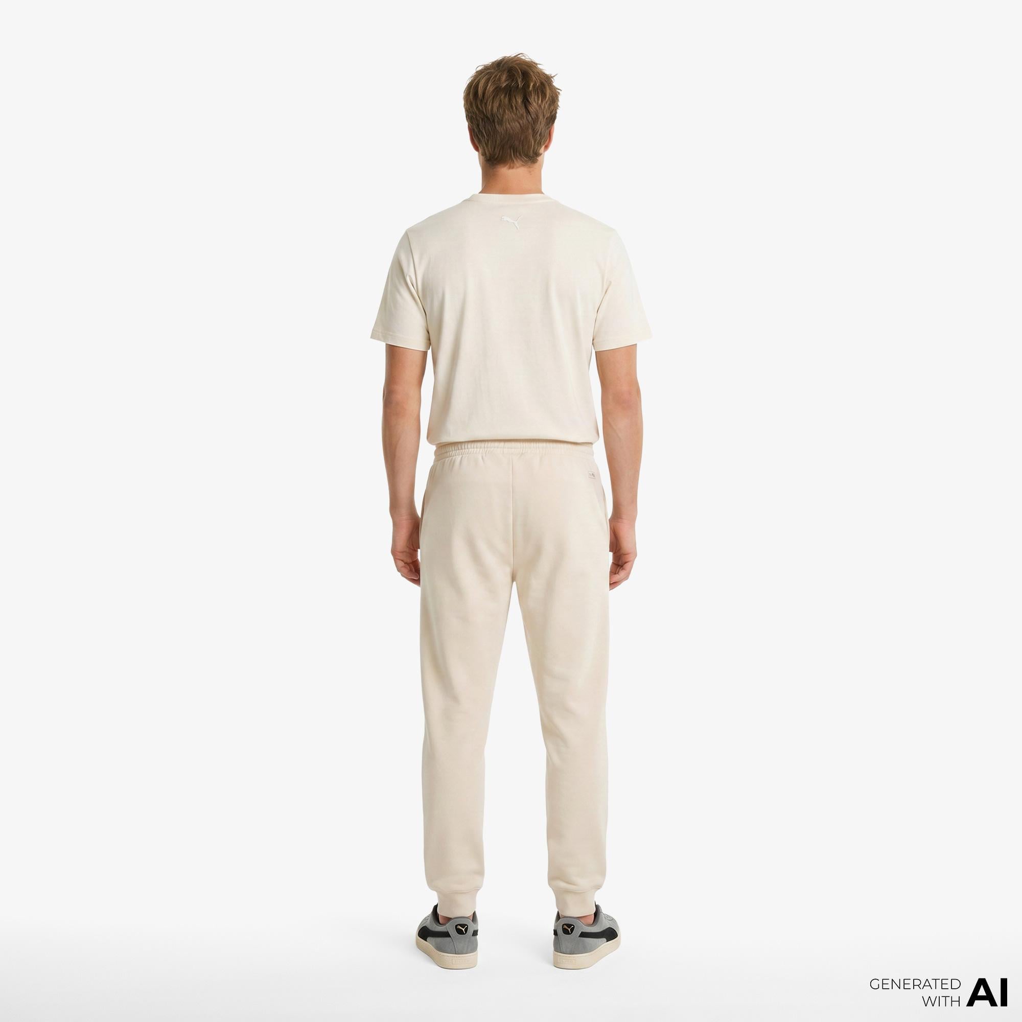 Puma Ess Elevated Sweats Tr Erkek Krem Eşofman Altı