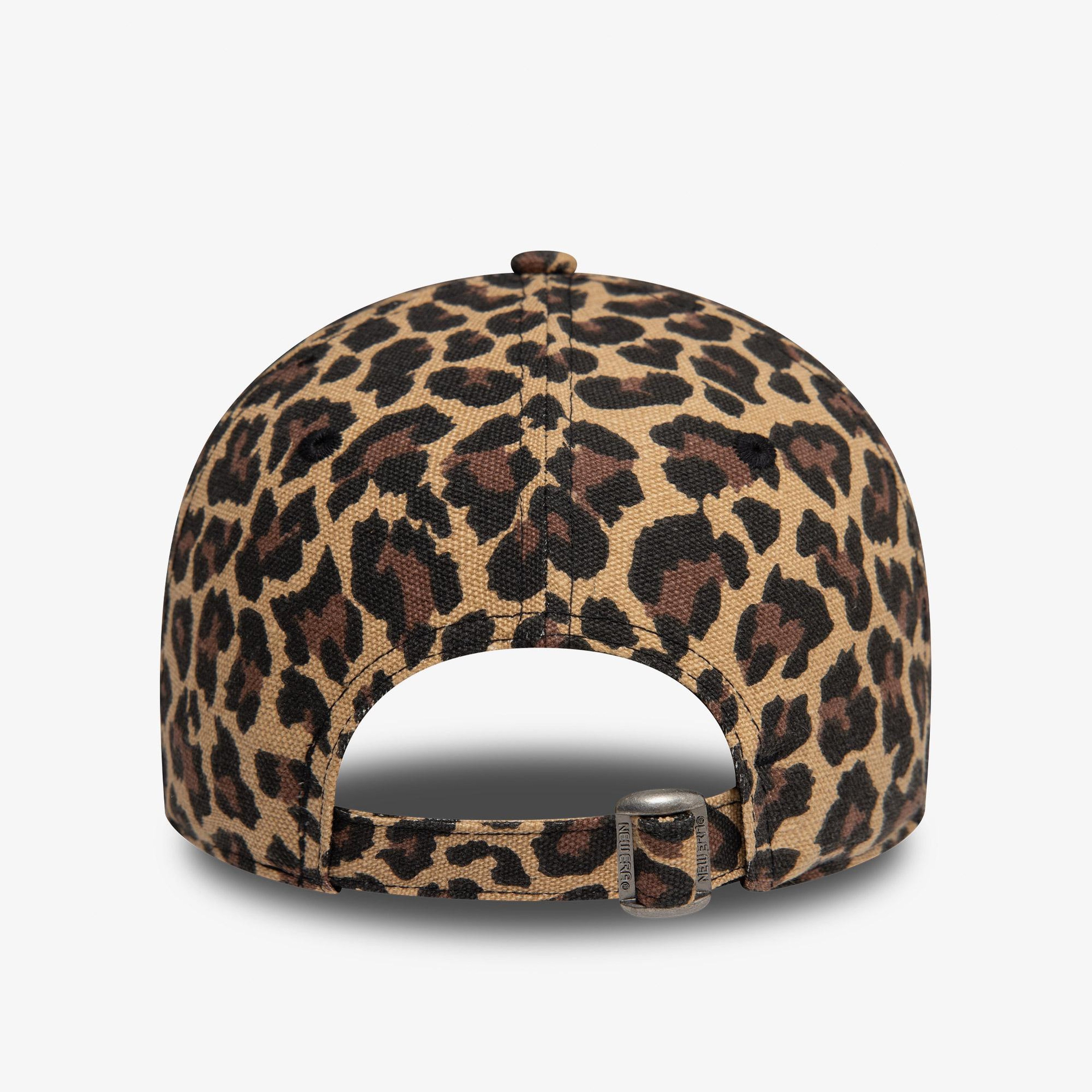 New Era 9Forty New York Yankees Leopard Kadın Kahverengi Şapka
