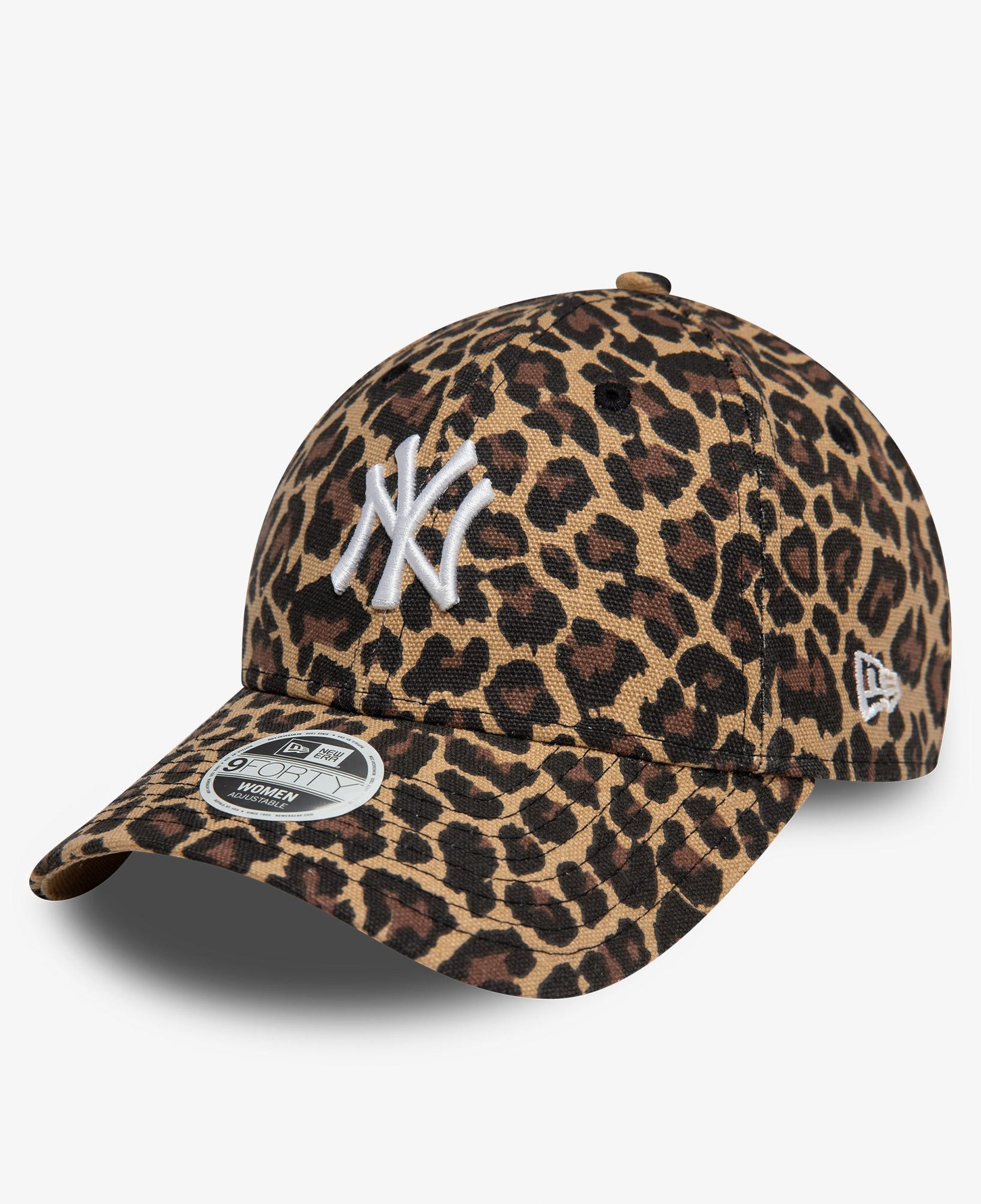 New Era 9Forty New York Yankees Leopard Kadın Kahverengi Şapka