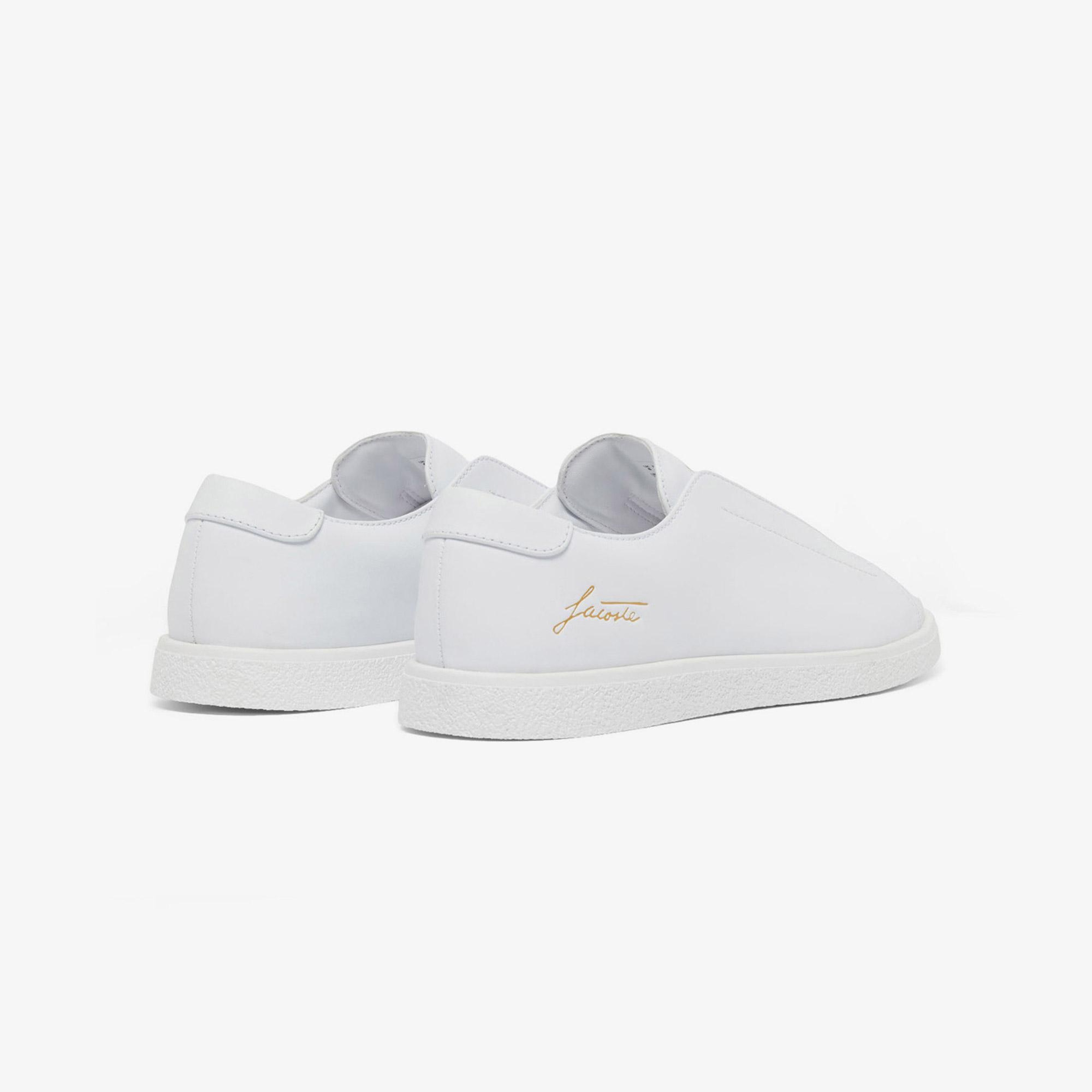 Lacoste Linecourt Slip-On Erkek Beyaz Sneaker