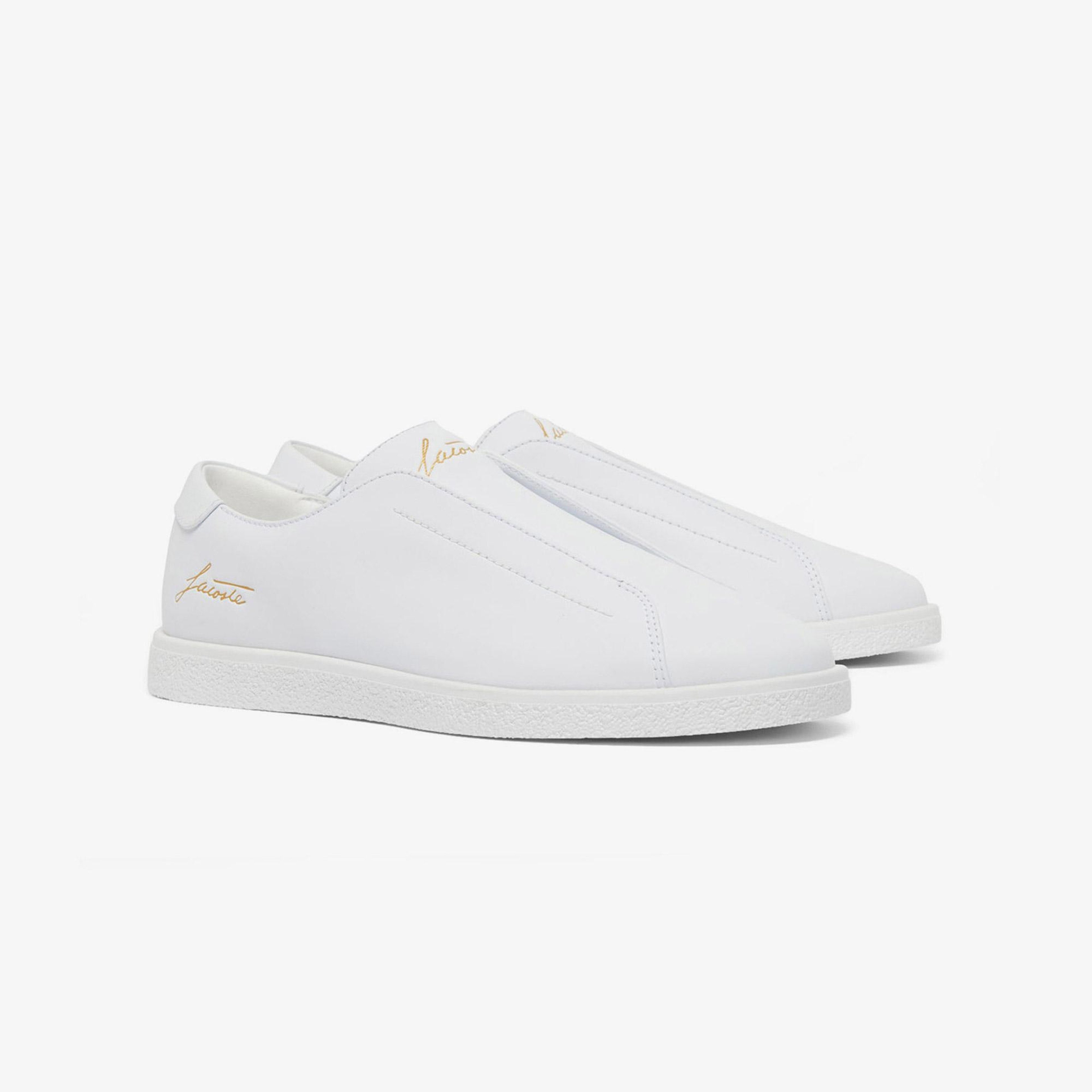 Lacoste Linecourt Slip-On Erkek Beyaz Sneaker