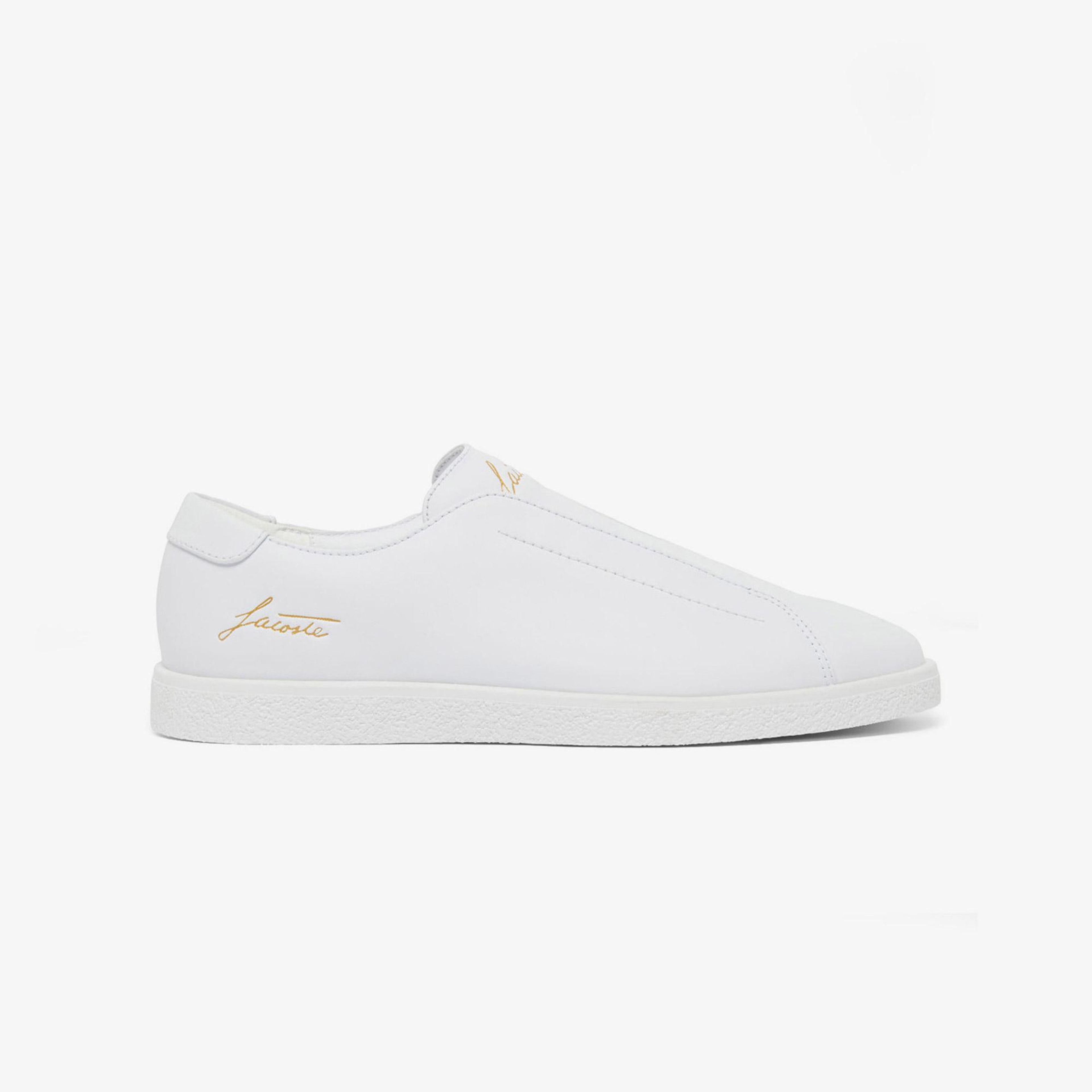 Lacoste Linecourt Slip-On Erkek Beyaz Sneaker