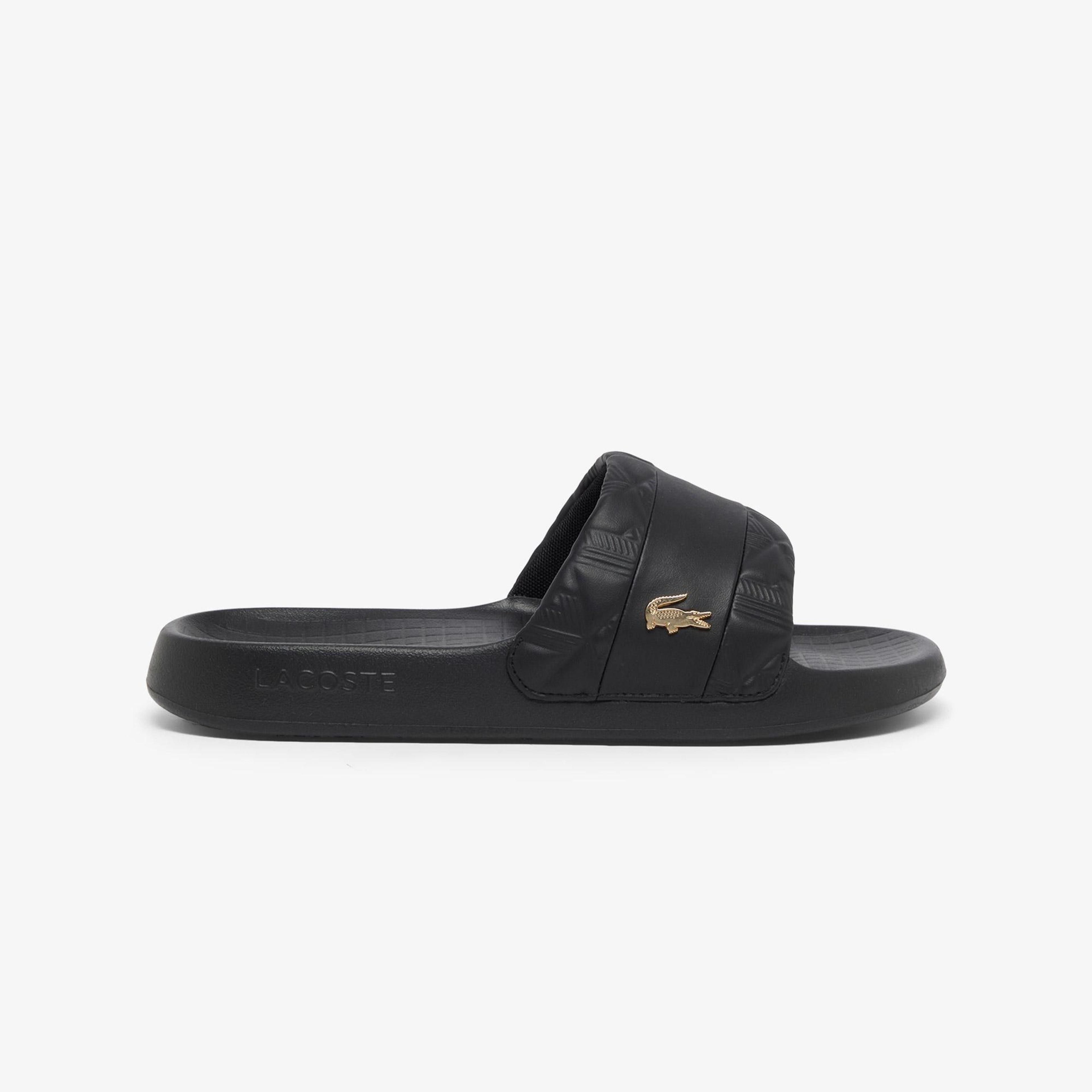 Lacoste Serve Slides Hybrid Erkek Siyah Terlik