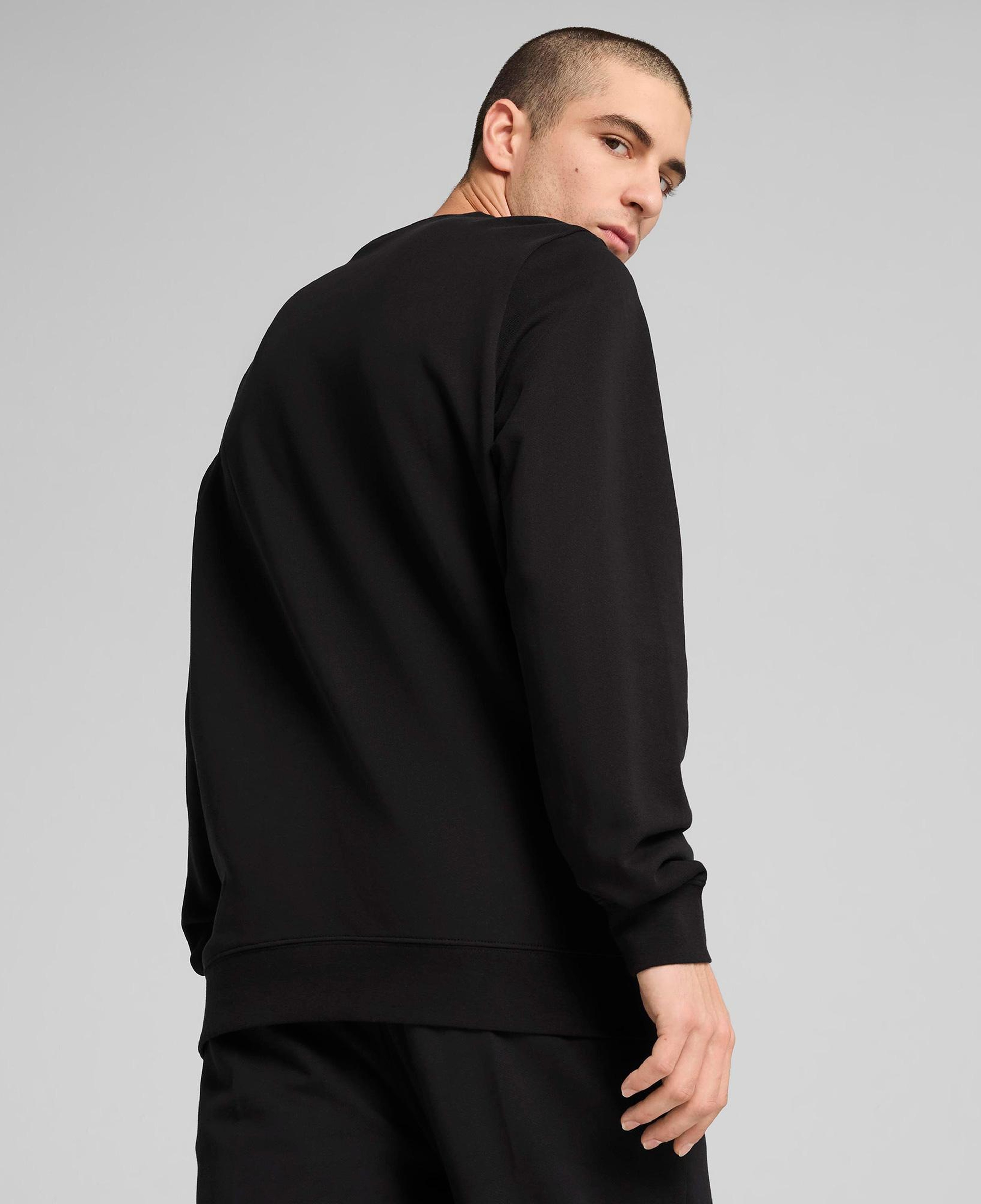 Puma Ess Elevated Crew Tr Erkek Siyah Sweatshirt