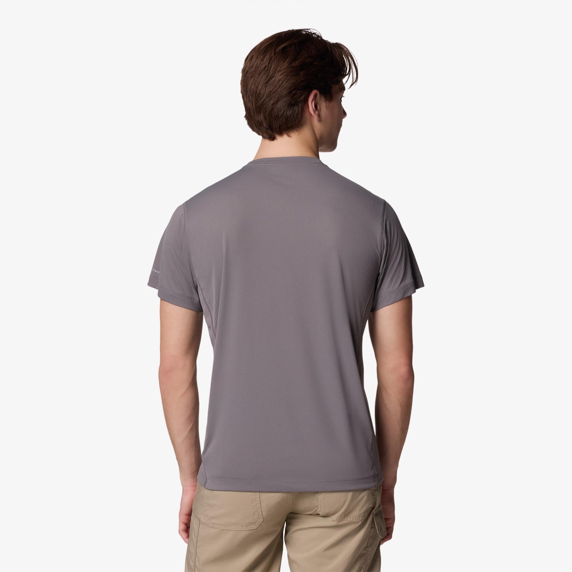Columbia Zero Rules Light Ss Crew Erkek Kahverengi T-Shirt