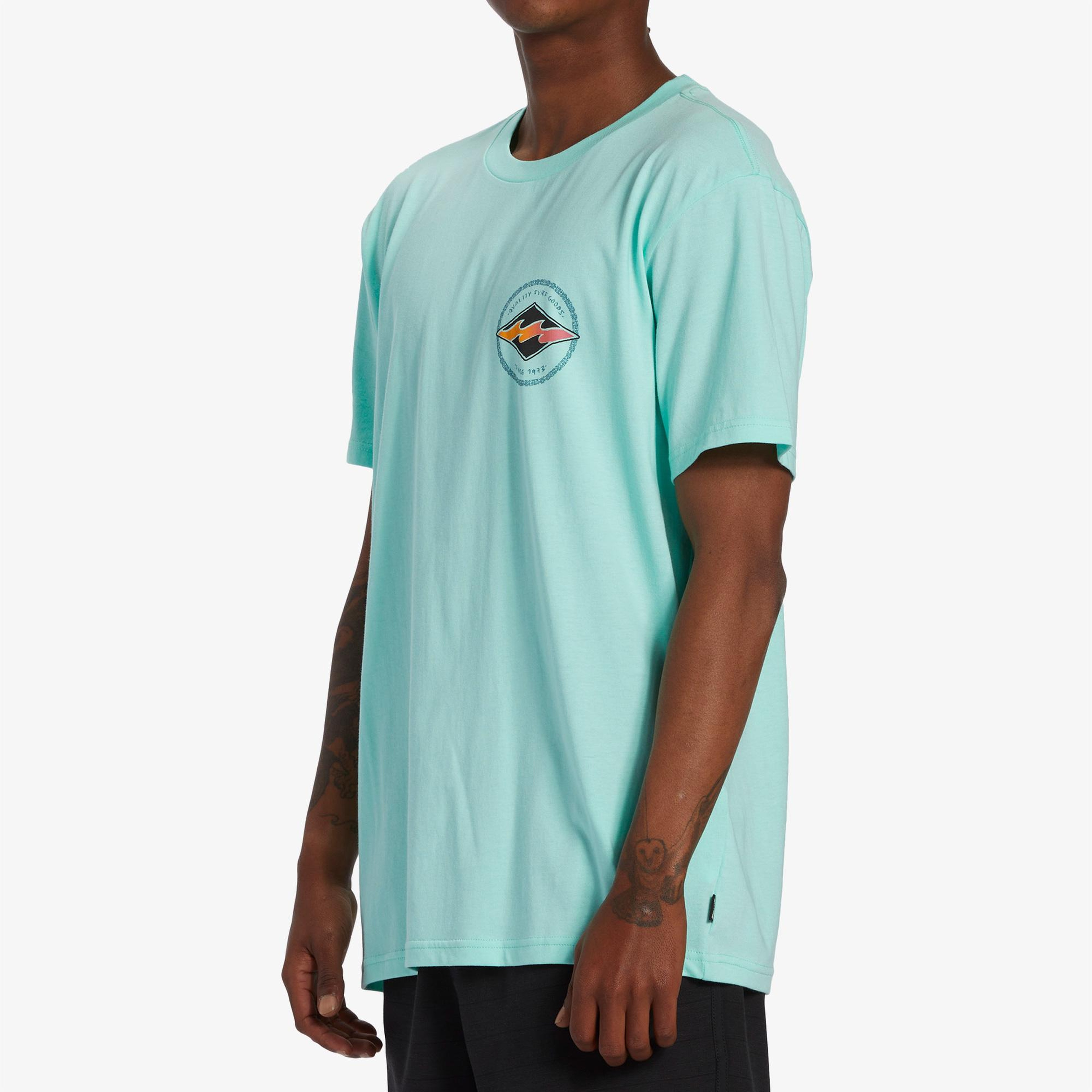 Billabong Rotor Diamond Erkek Yeşil Günlük T-Shirt