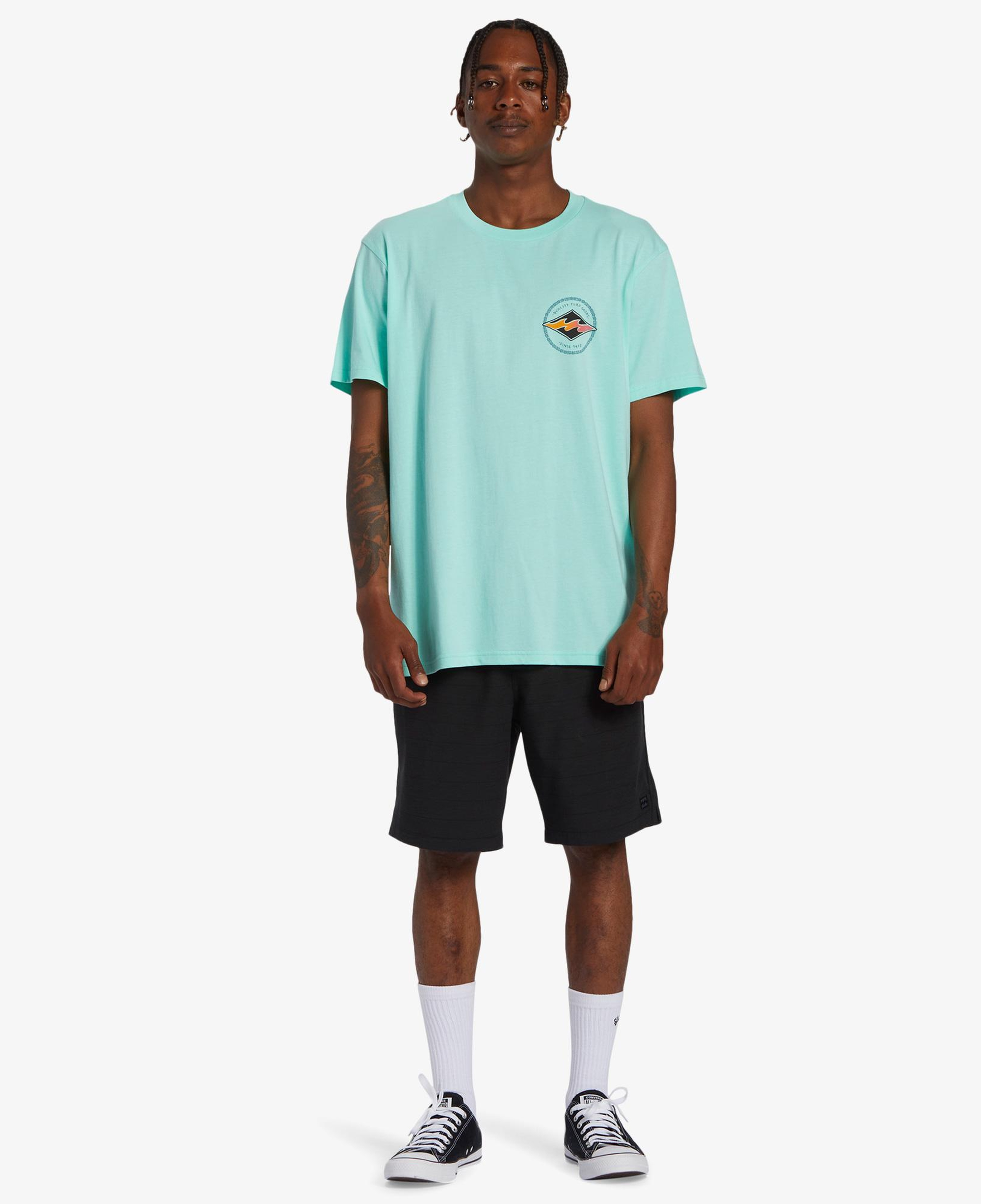 Billabong Rotor Diamond Erkek Yeşil Günlük T-Shirt