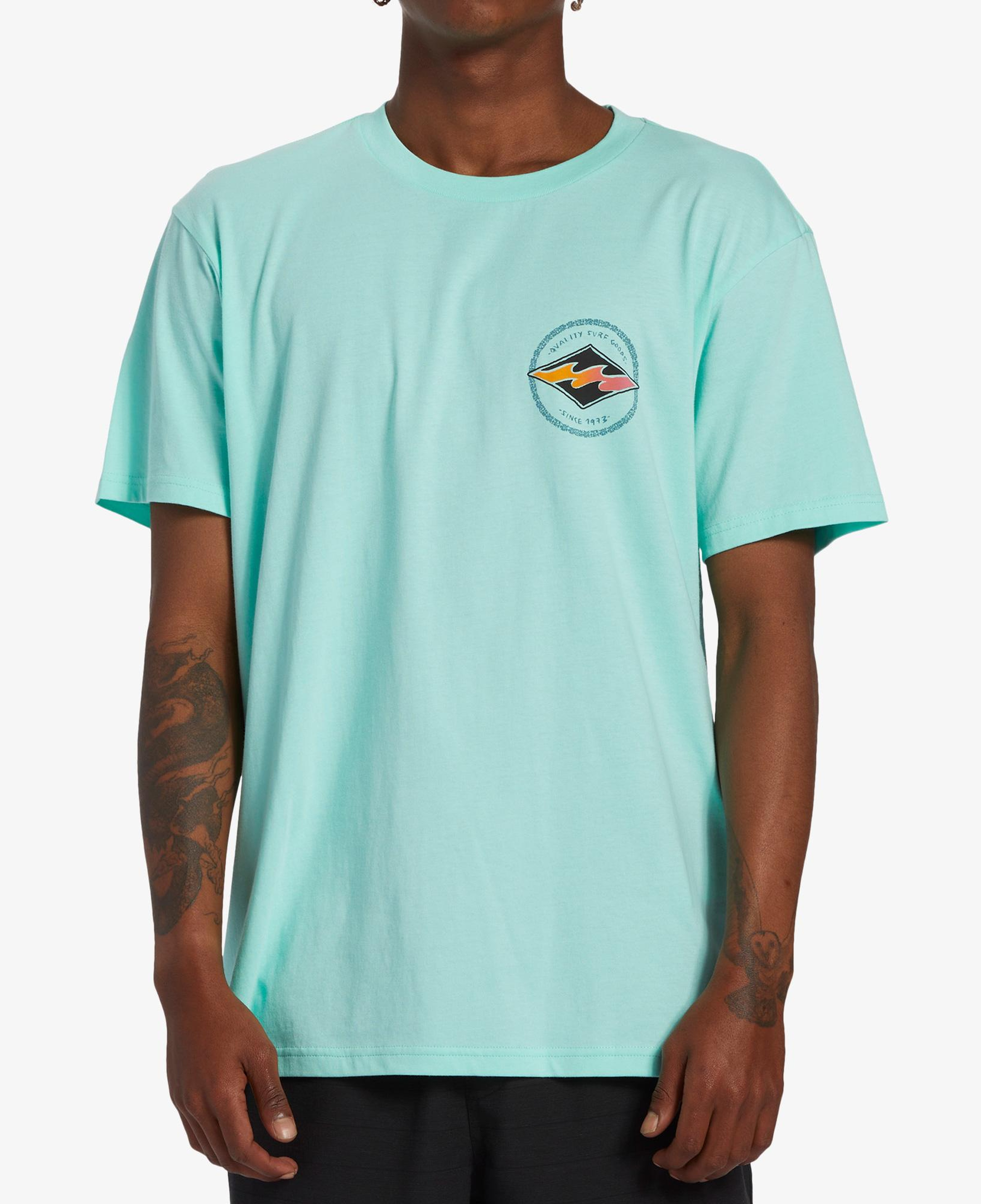 Billabong Rotor Diamond Erkek Yeşil Günlük T-Shirt